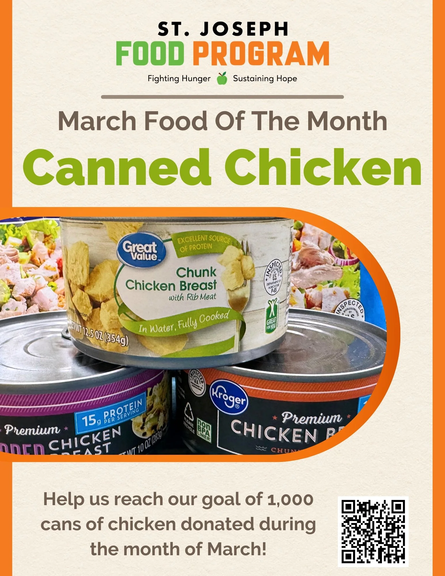 Last Day of Food Collection for St. Joe's 