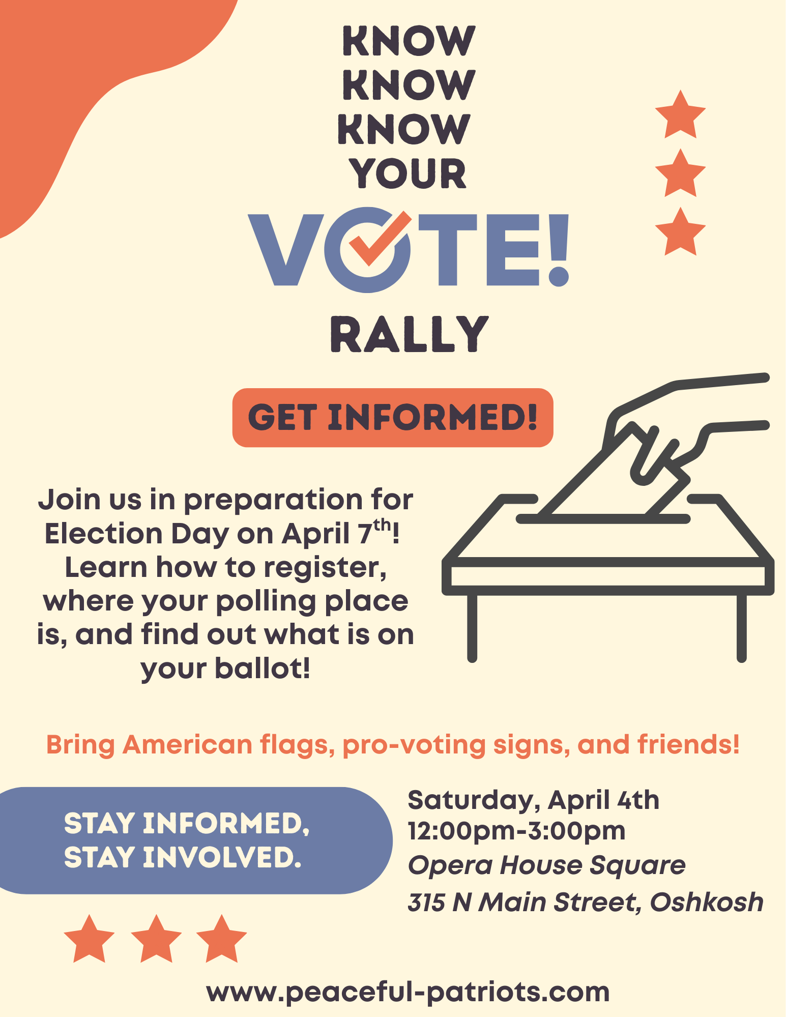 Know Your Vote Rally