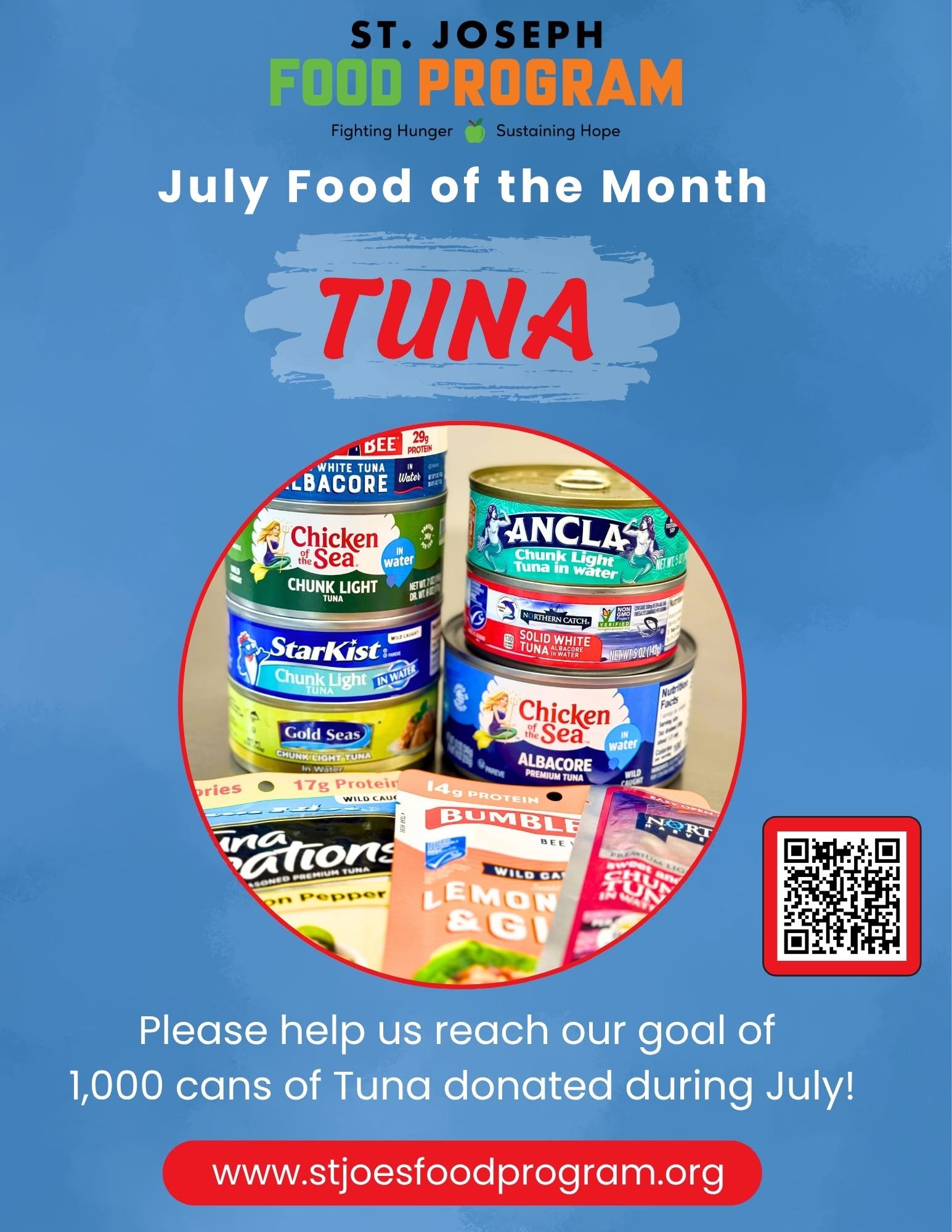 Last day of St. Joe's Food Collection