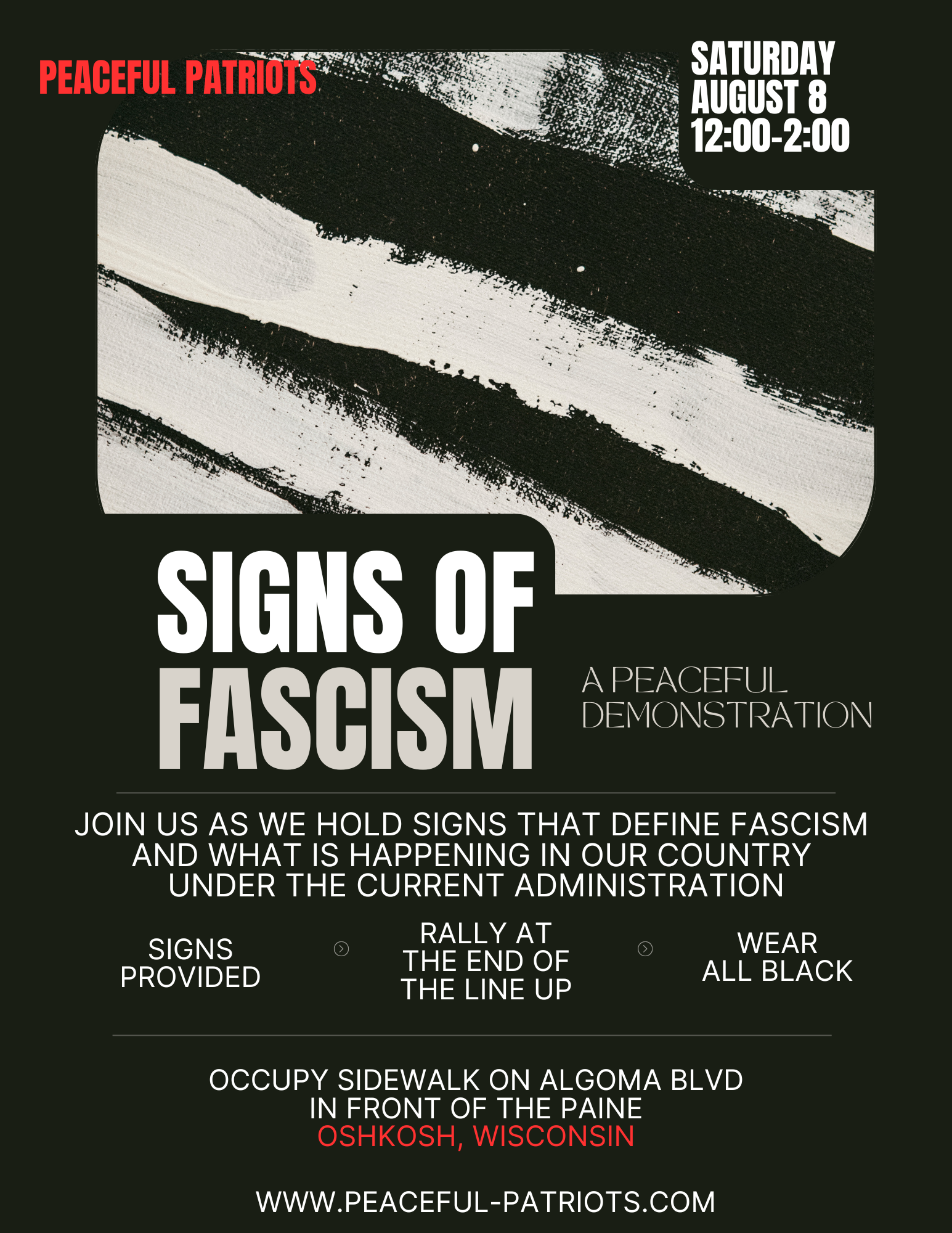 Signs of Fascism - Algoma Blvd