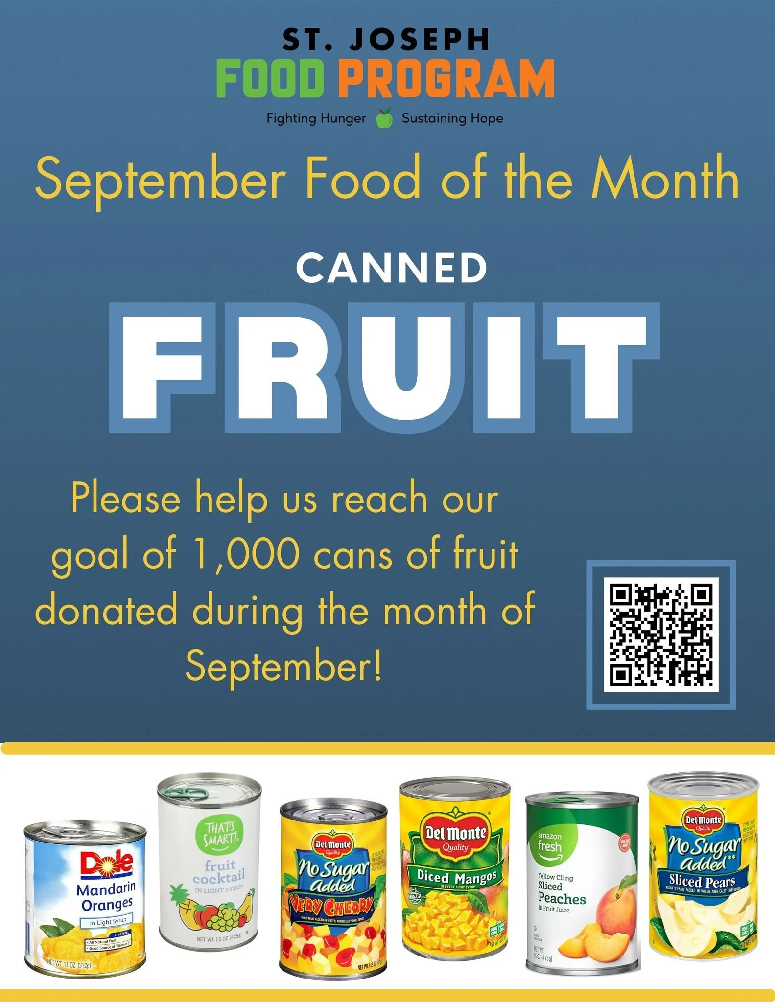 First day of St. Joe's Food Collection (Copy)