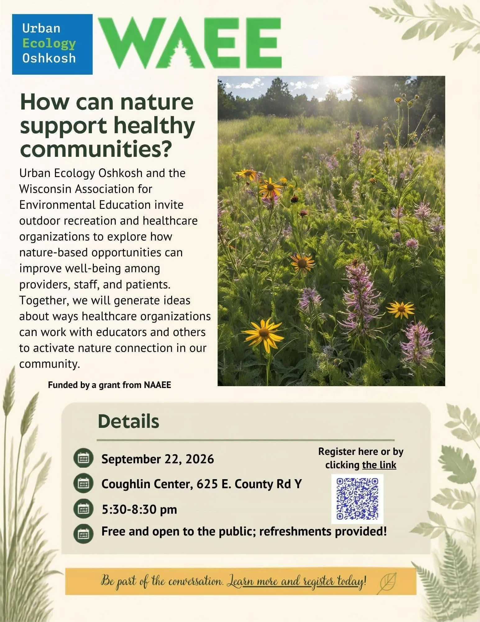 Nature and Healthy Communities Event