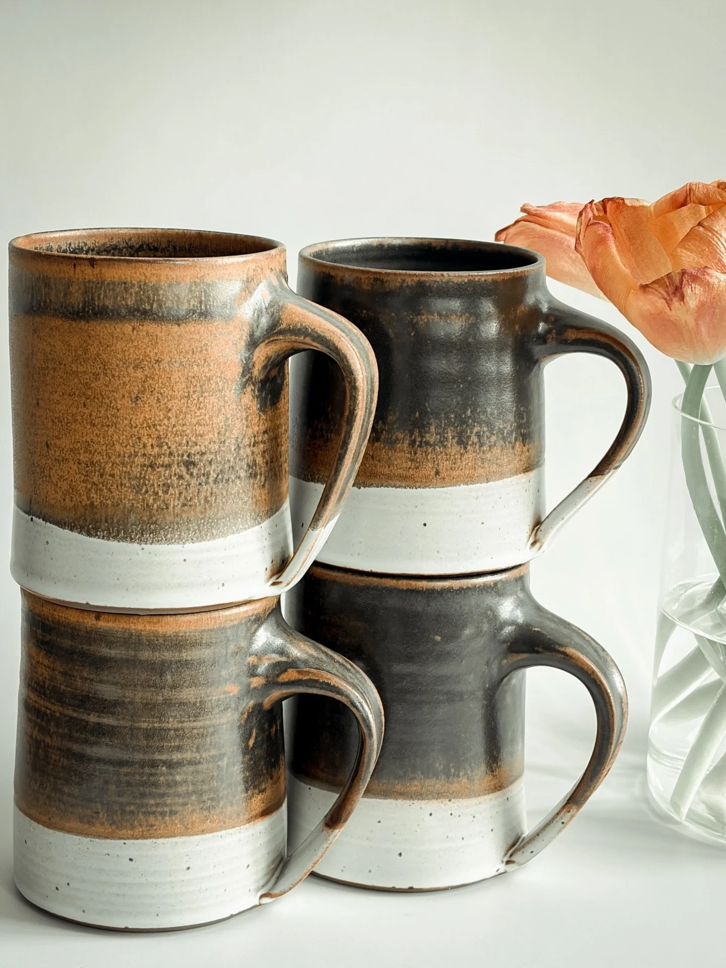 This firing didn&rsquo;t go as planned. My go-to glaze was pushed a little too far in the firing and left me with mixed results like this. It&rsquo;s not what I had in mind, but I&rsquo;m trying to sit with it.