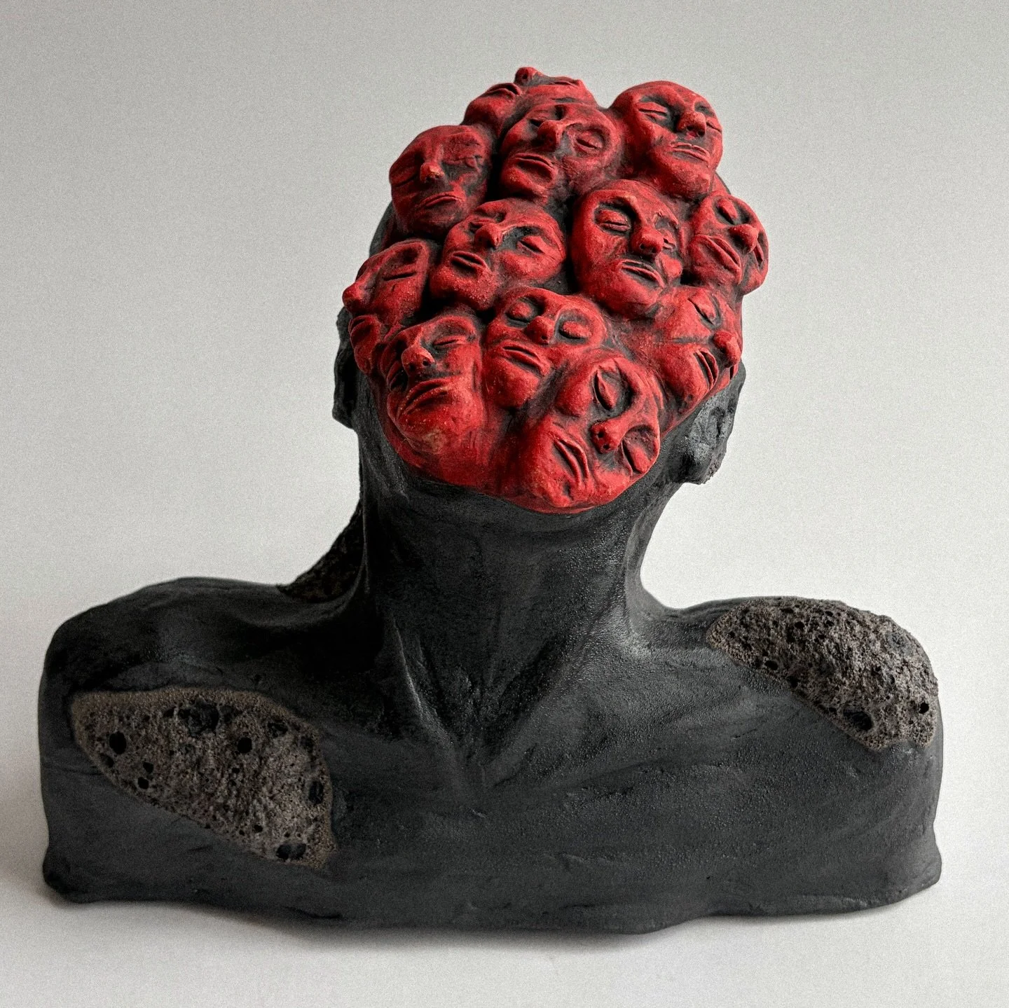 Composite

This sculpture examines human identity as a composite shaped by relationships, experiences, and shared histories. By assembling multiple faces into a single form, the work reflects how we are continuously influenced and carried by those ar