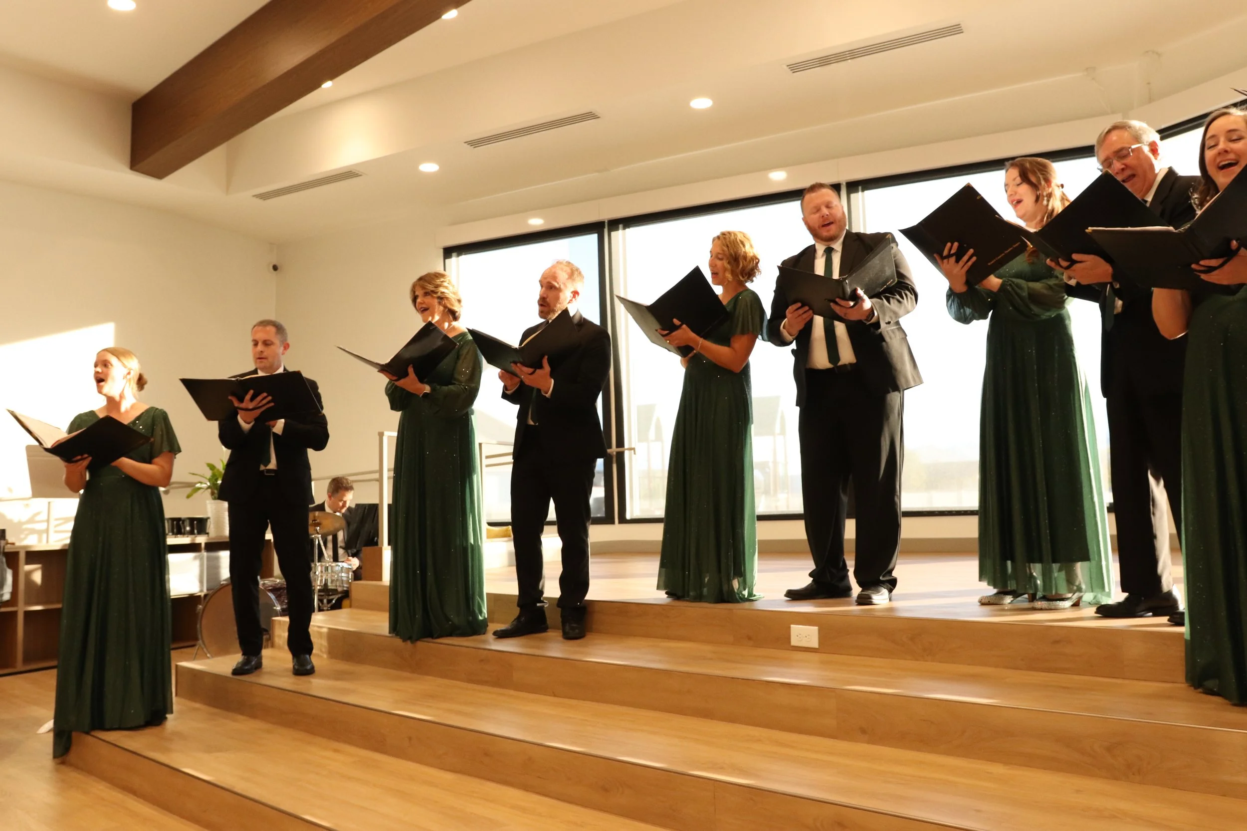 Singers at "Evensong" Concert