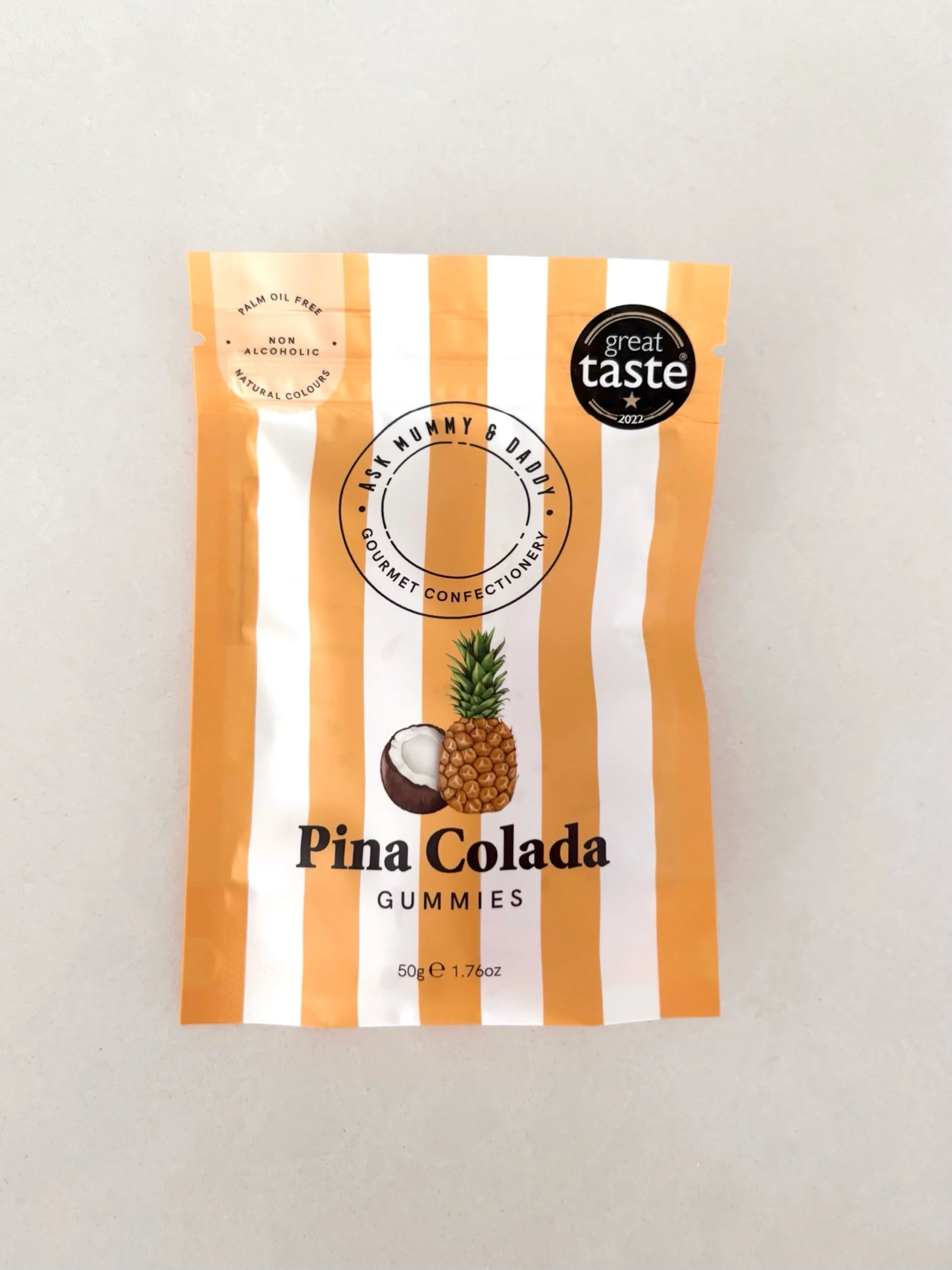 Ask Mummy & Daddy Gourmet Confectionery Pina Colada Flavoured Gummies - Flor Florals - Cairns Florist, Flower Delivery Cairns - ,Same day flower delivery Cairns.