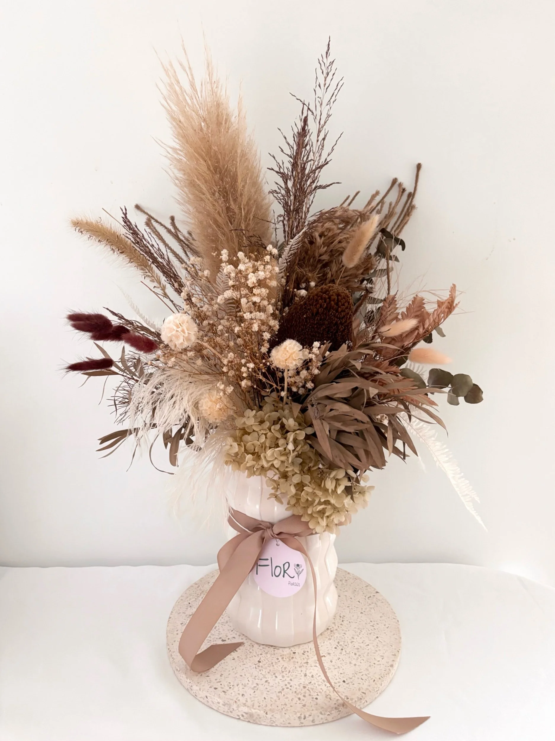 Large Neutral Arrangement - Flor Florals - Cairns Florist, Flower Delivery Cairns - ,Same day flower delivery Cairns.