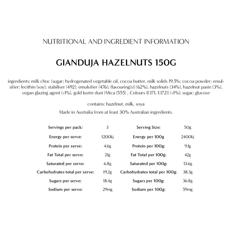 Milk Choc & Gianduja coated Hazelnuts 150g - New Farm Confectionary - Flor Florals - Cairns Florist, Flower Delivery Cairns - ,Same day flower delivery Cairns.