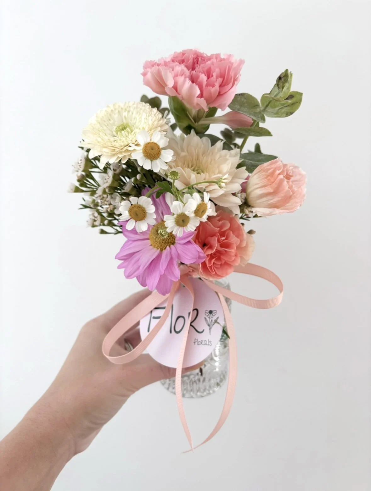 Mini posy jar - Flor Florals - Cairns Florist, Flower Delivery Cairns - ,Same day flower delivery Cairns.