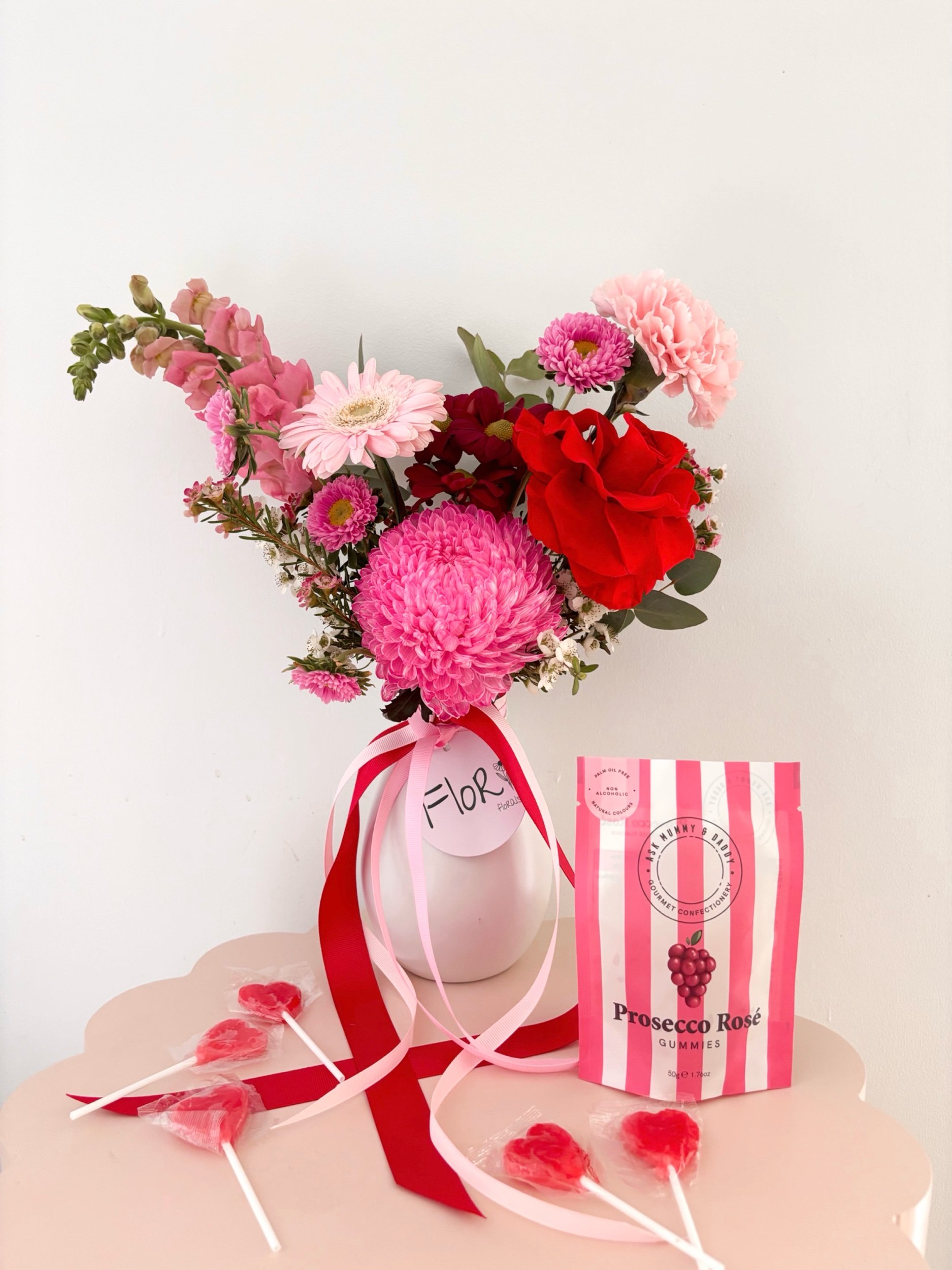 VALENTINE'S DAY POSY JAR ❤️ Available soon! - Flor Florals - Cairns Florist, Flower Delivery Cairns - ,Same day flower delivery Cairns.