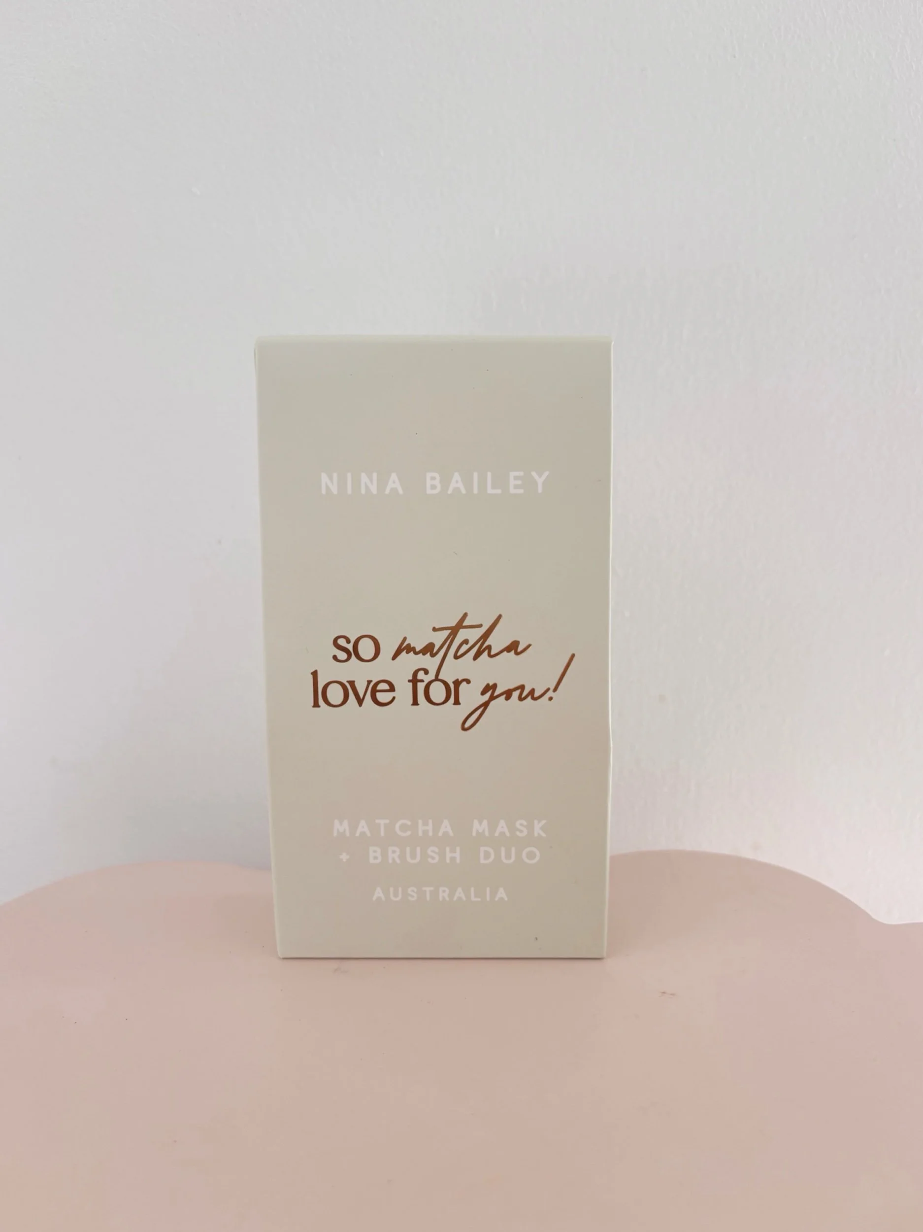 MATCHA CLAY MASK & BRUSH DUO by Nina Bailey - Flor Florals - Cairns Florist, Flower Delivery Cairns - ,Same day flower delivery Cairns.