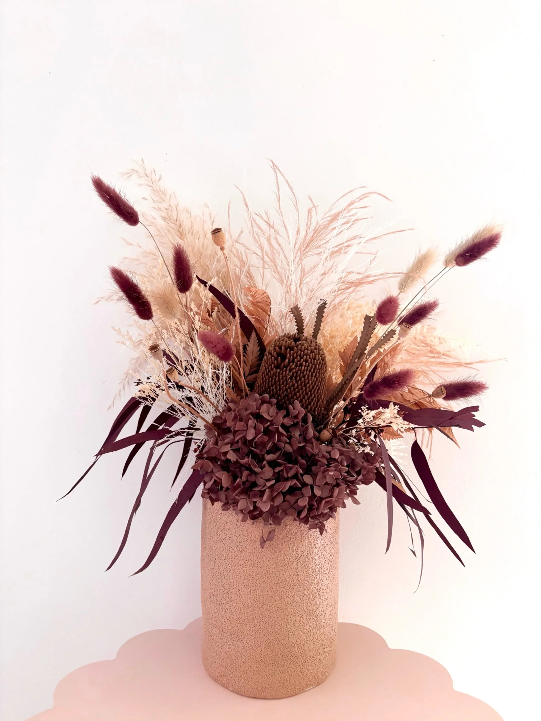 Mocha Dried Arrangement - Flor Florals - Cairns Florist, Flower Delivery Cairns - ,Same day flower delivery Cairns.