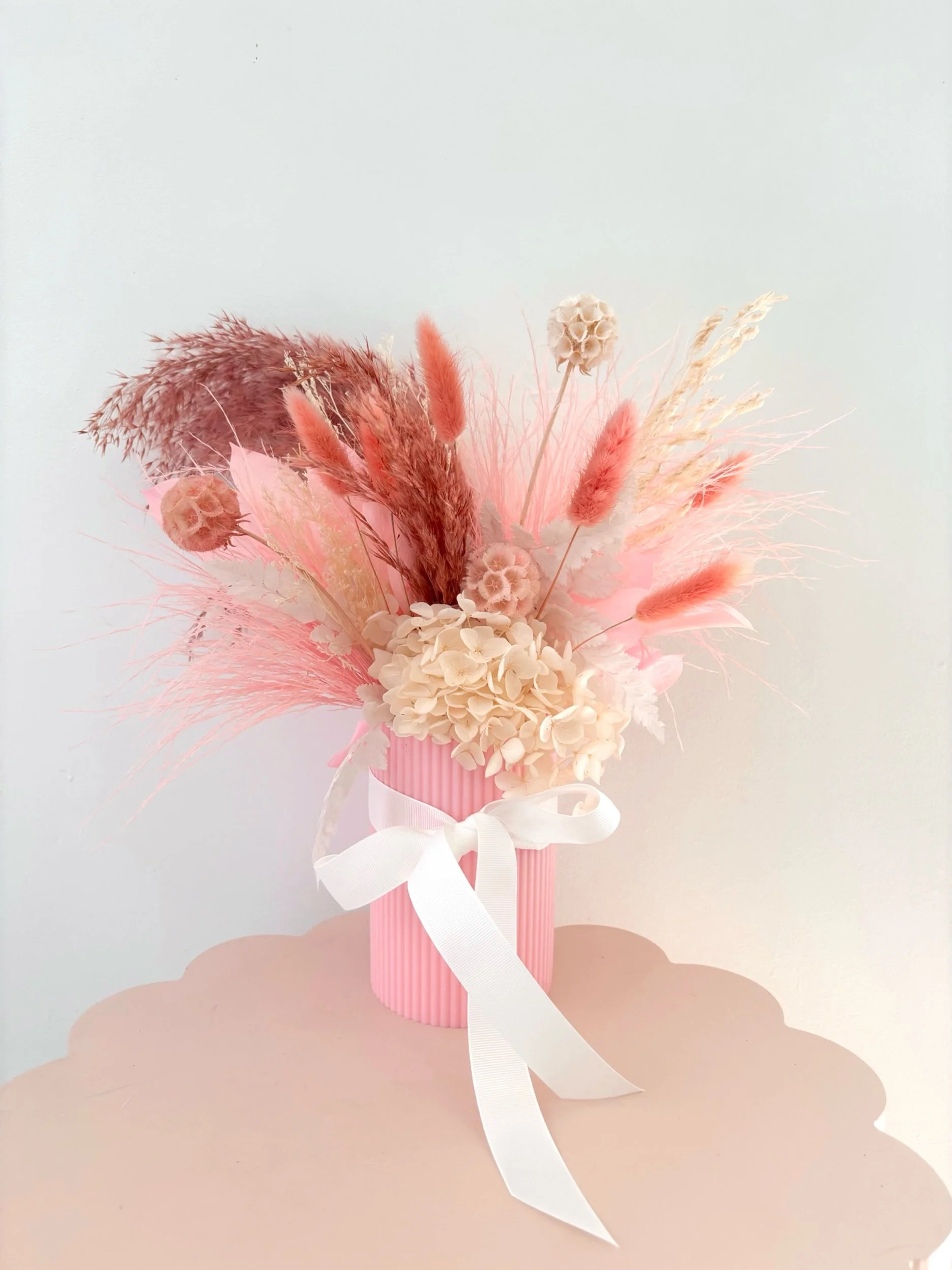 Pink Pink Dried Arrangement - Flor Florals - Cairns Florist, Flower Delivery Cairns - ,Same day flower delivery Cairns.