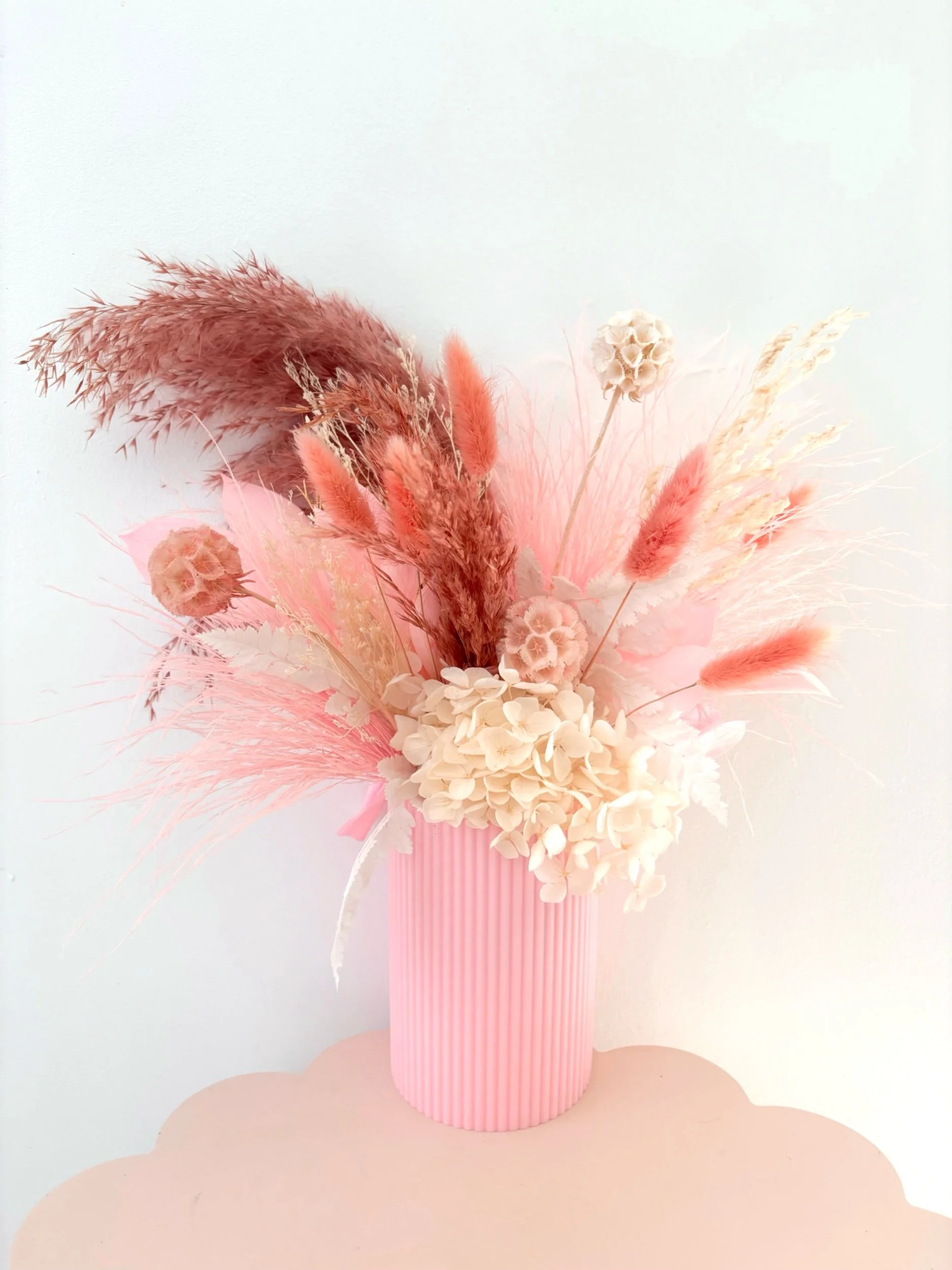 Pink Pink Dried Arrangement - Flor Florals - Cairns Florist, Flower Delivery Cairns - ,Same day flower delivery Cairns.