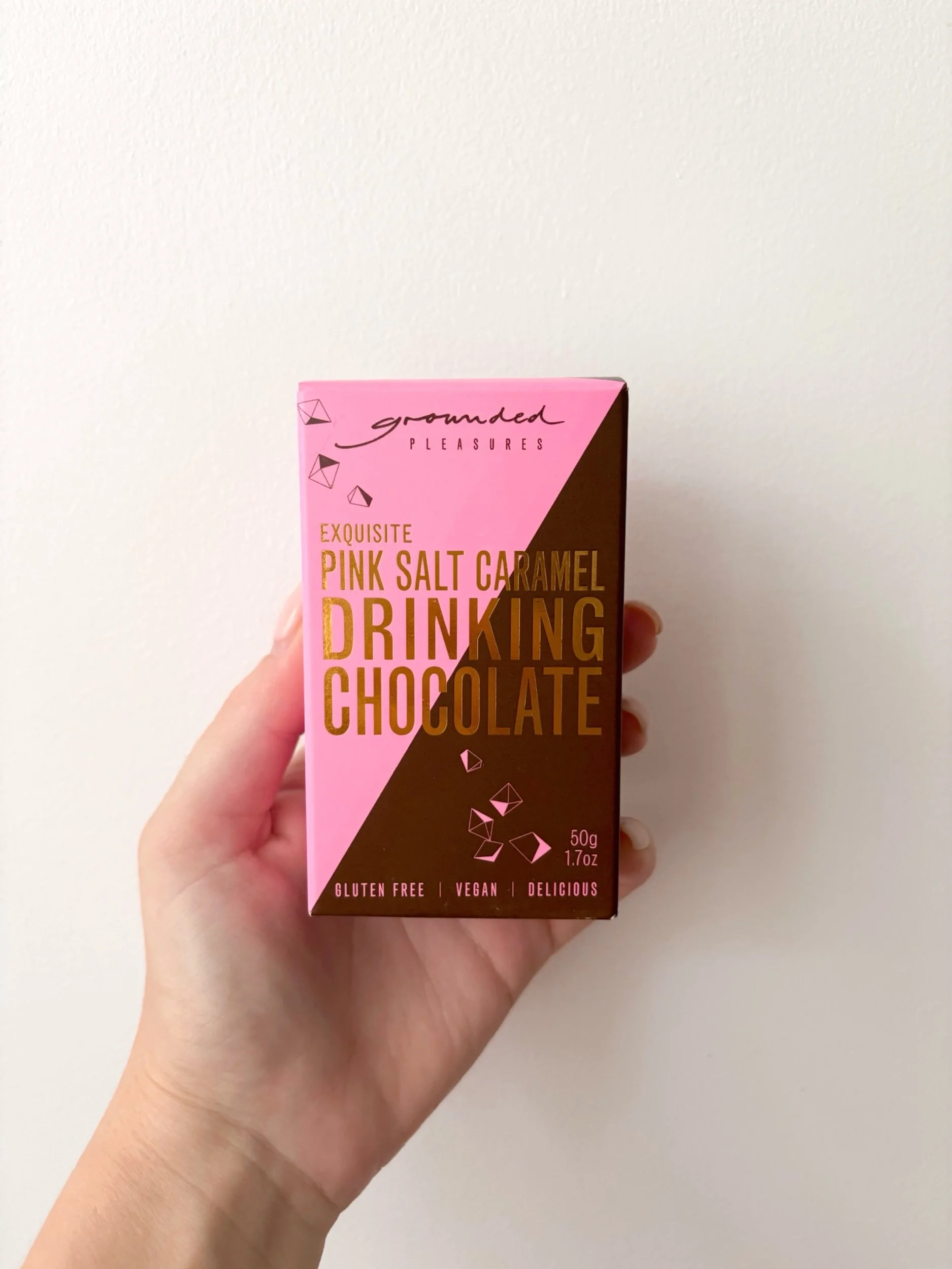 PINK SALT CARAMEL Drinking Chocolate - Grounded Pleasures - Flor Florals - Cairns Florist, Flower Delivery Cairns - ,Same day flower delivery Cairns.