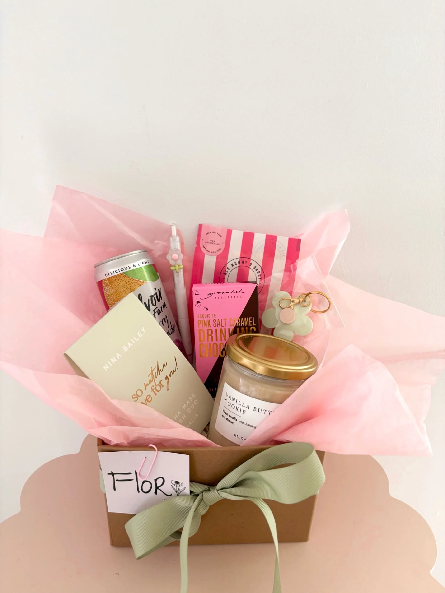 Sage Gift Box - Flor Florals - Cairns Florist, Flower Delivery Cairns - ,Same day flower delivery Cairns.