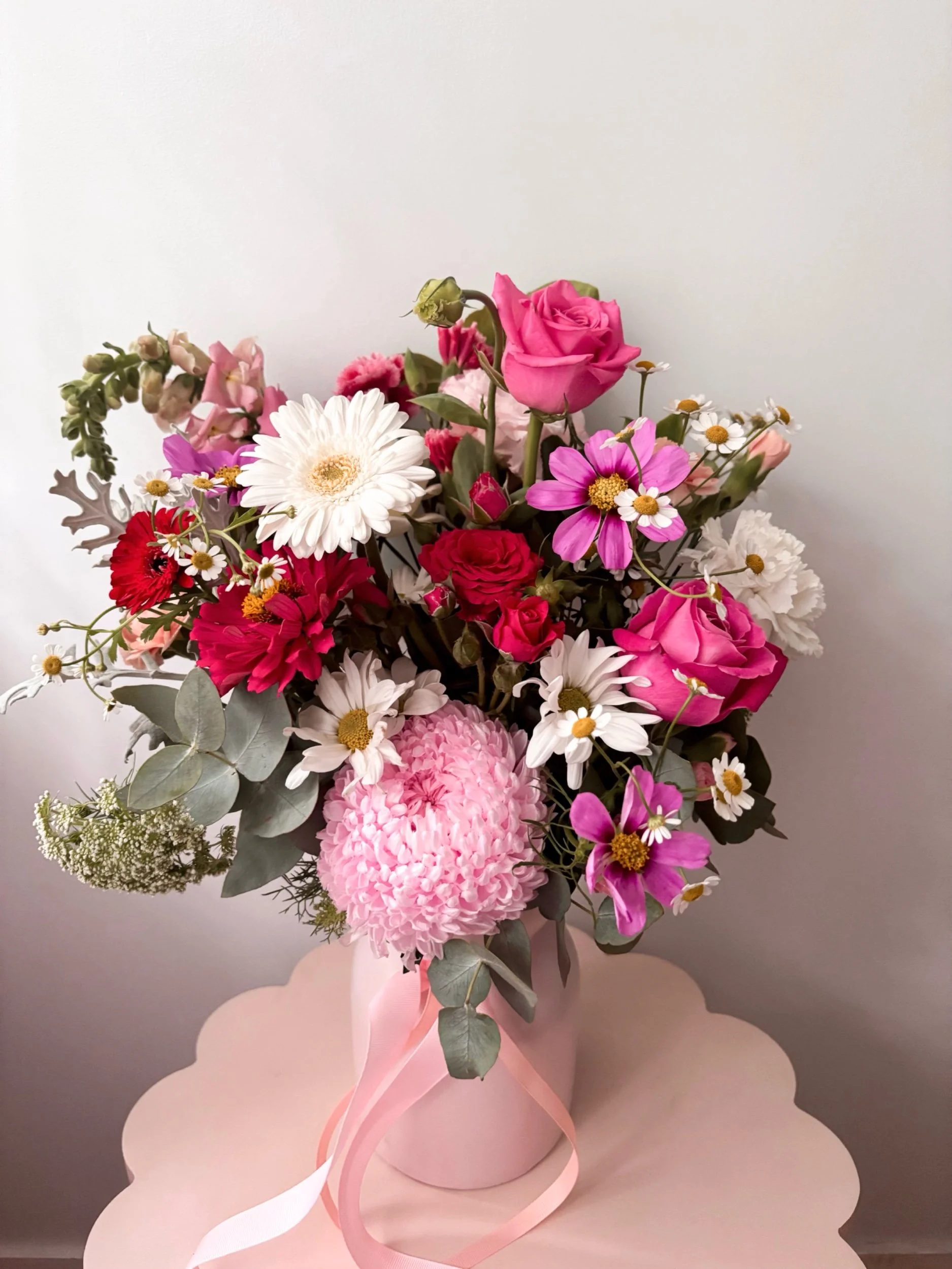 Flor’s Signature “Florist’s Choice” Vase Arrangement - Flor Florals - Cairns Florist, Flower Delivery Cairns - ,Same day flower delivery Cairns.