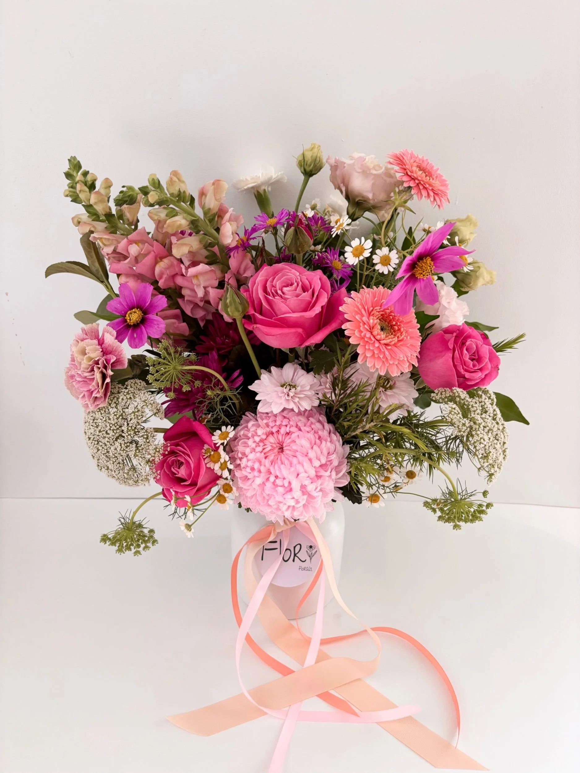 Flor’s Signature “Florist’s Choice” Vase Arrangement - Flor Florals - Cairns Florist, Flower Delivery Cairns - ,Same day flower delivery Cairns.