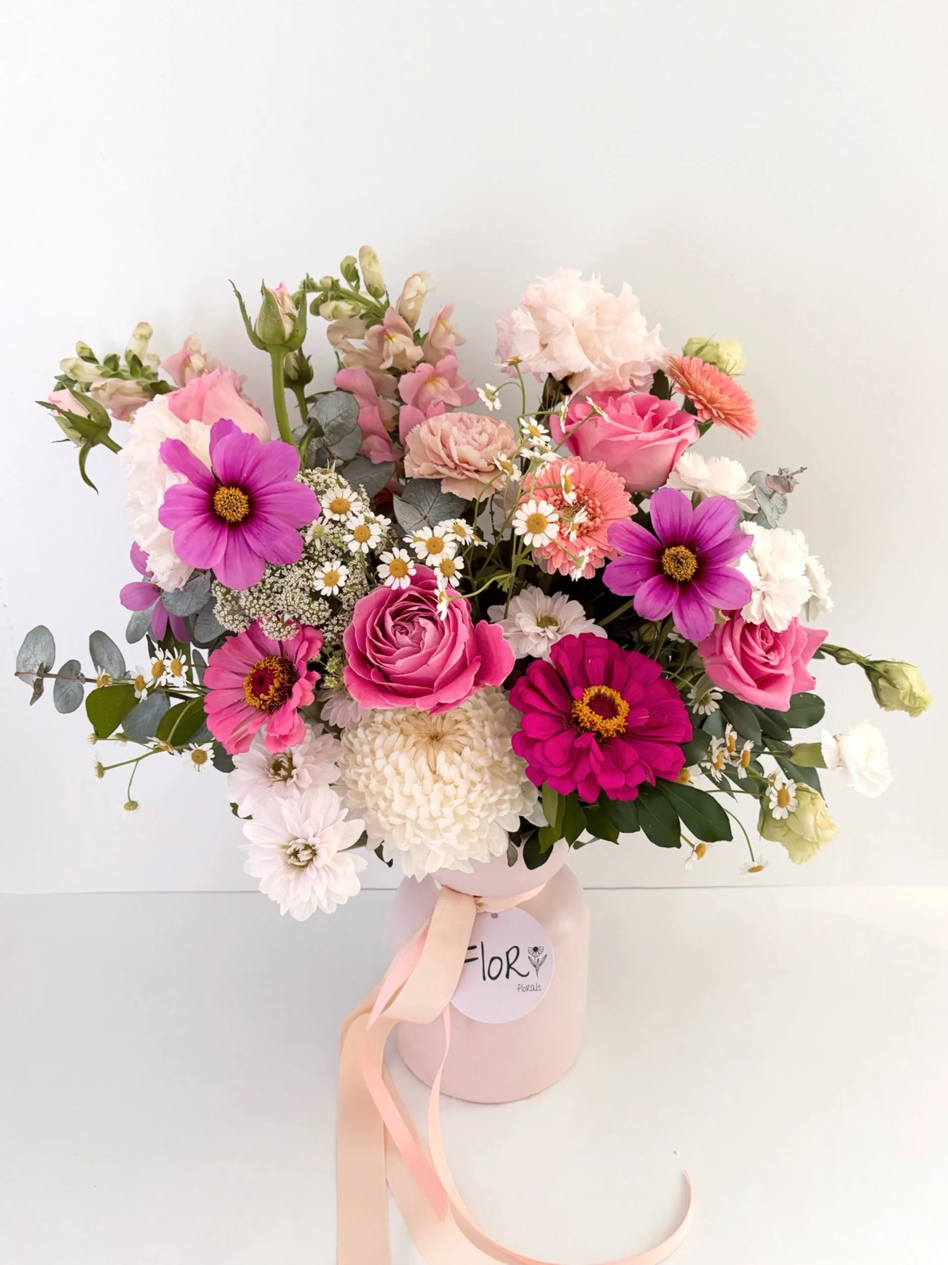 Flor’s Signature “Florist’s Choice” Vase Arrangement - Flor Florals - Cairns Florist, Flower Delivery Cairns - ,Same day flower delivery Cairns.