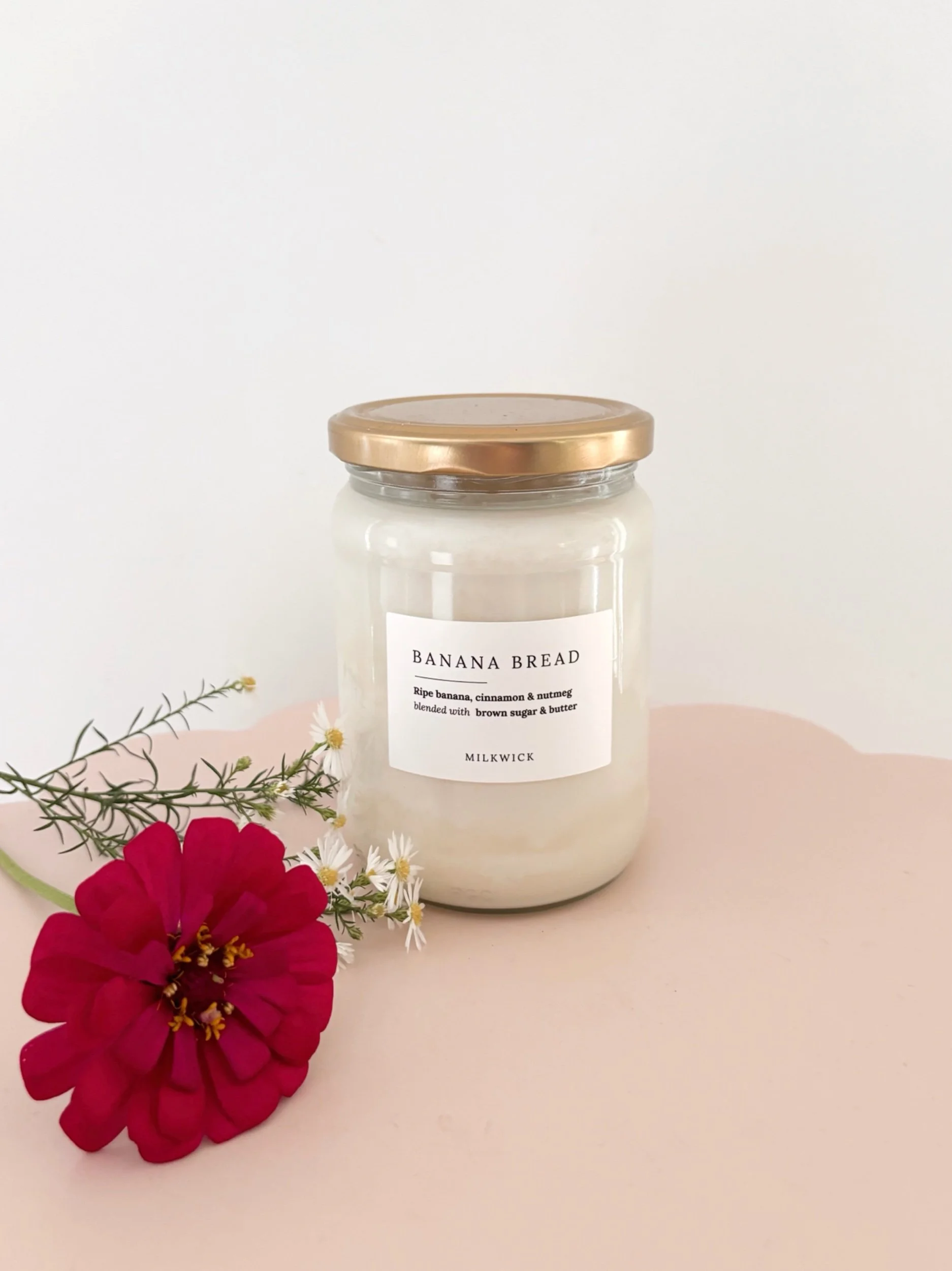 CANDLE- Banana Bread | Milkwick - Flor Florals - Cairns Florist, Flower Delivery Cairns - ,Same day flower delivery Cairns.