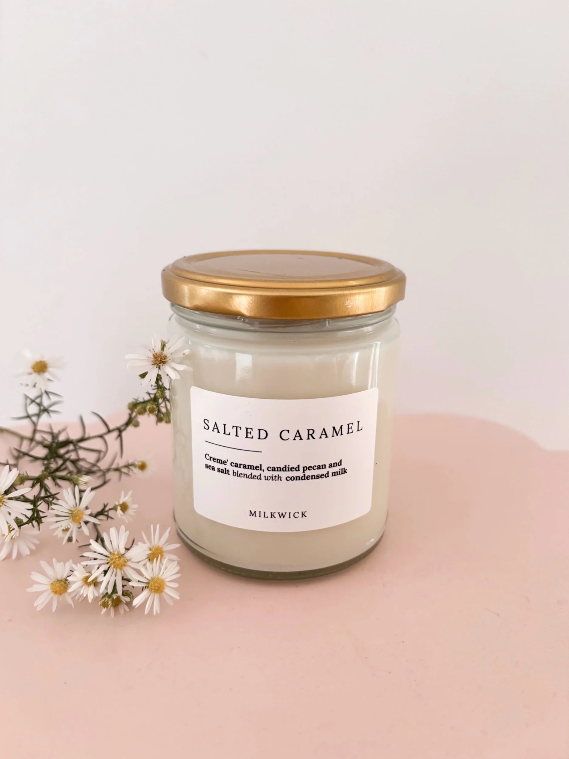 CANDLE - Salted Caramel | Milkwick - Flor Florals - Cairns Florist, Flower Delivery Cairns - ,Same day flower delivery Cairns.