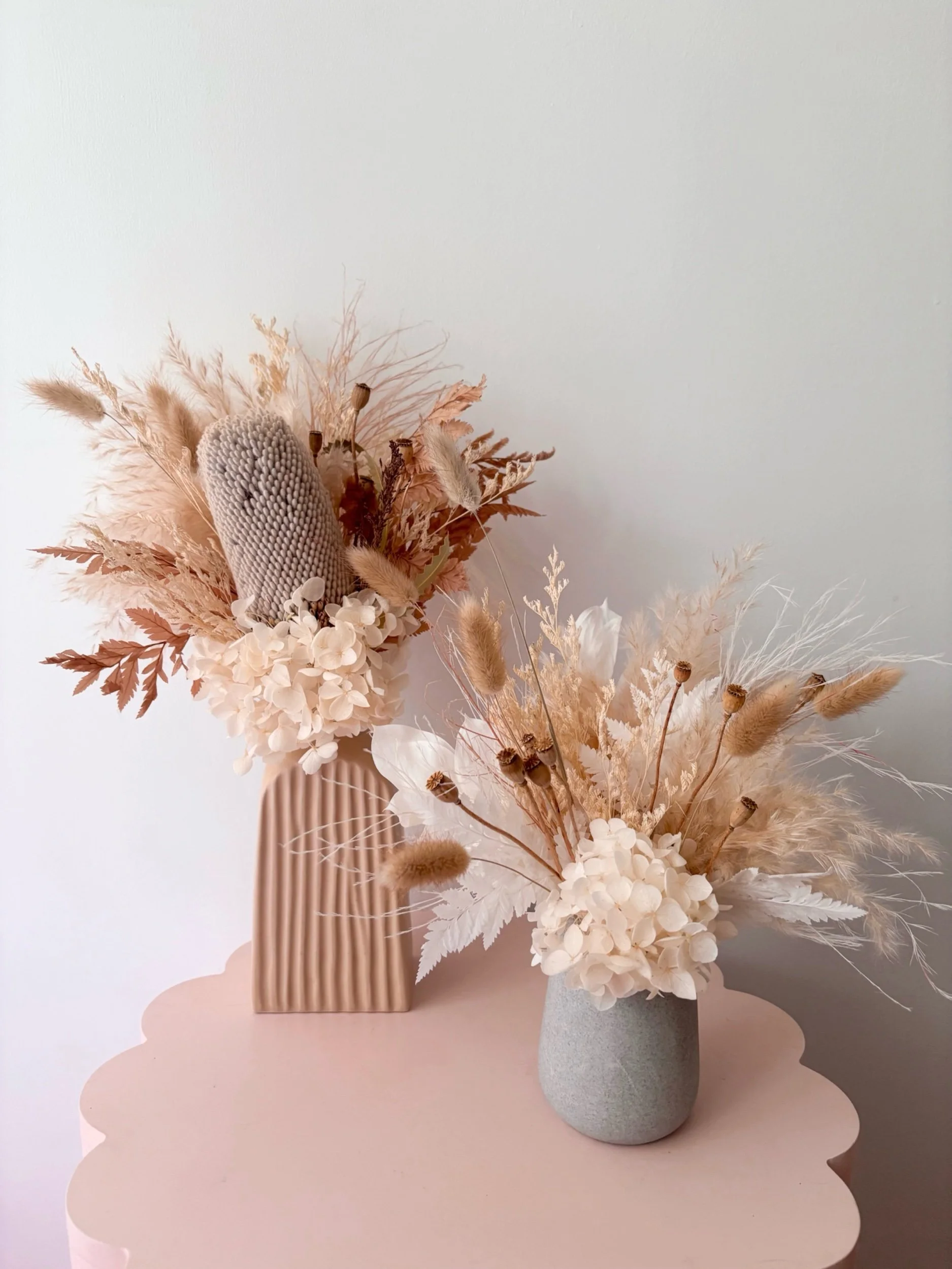 Mocha Dried Arrangement - SOLD - Flor Florals - Cairns Florist, Flower Delivery Cairns - ,Same day flower delivery Cairns.