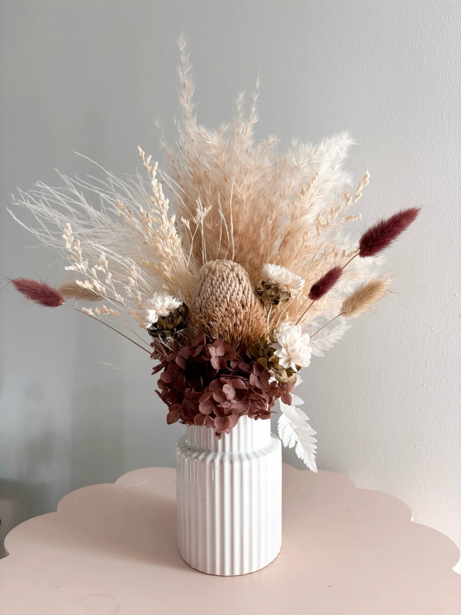 Mocha Dried Arrangement - Flor Florals - Cairns Florist, Flower Delivery Cairns - ,Same day flower delivery Cairns.