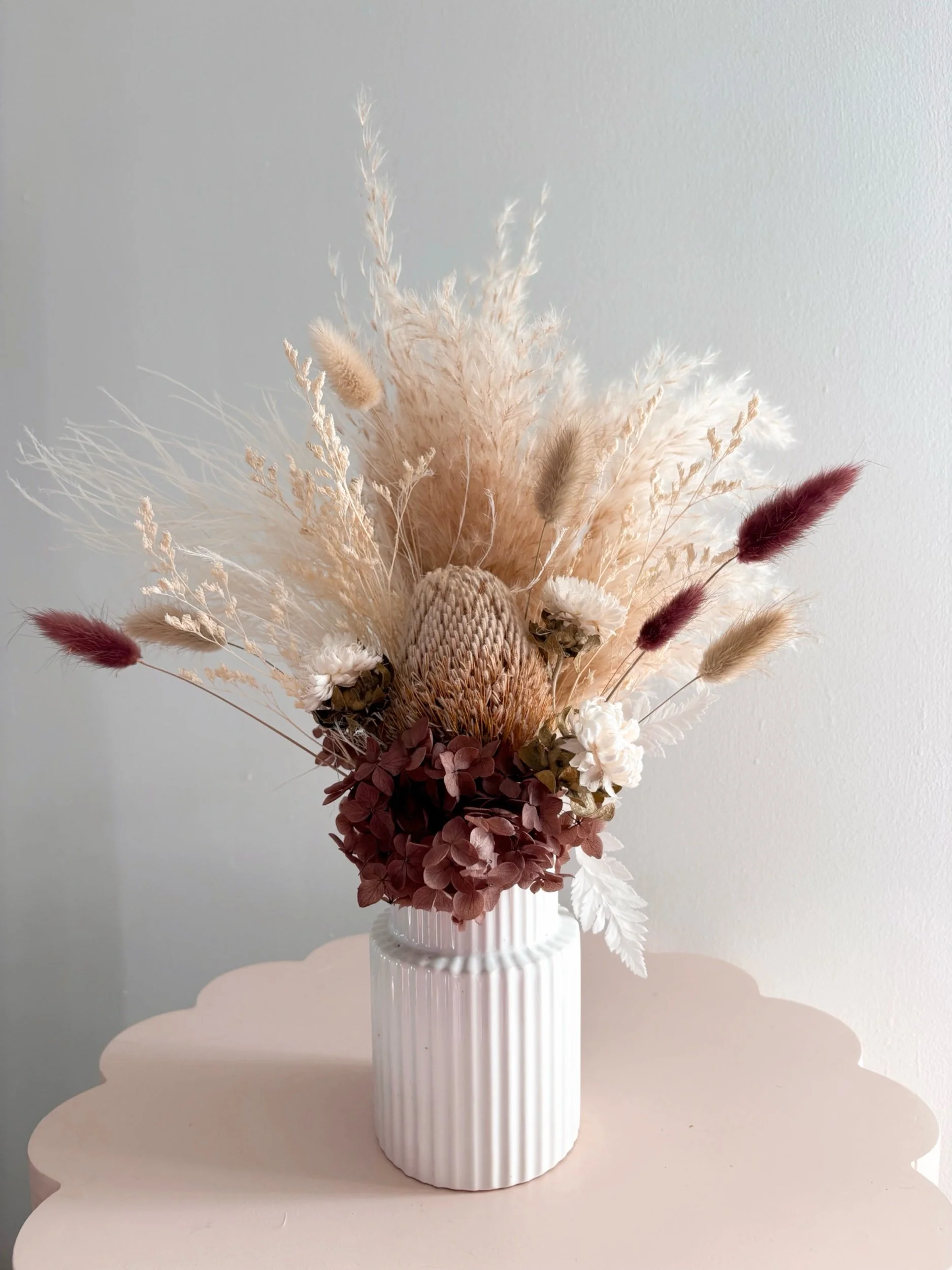 Mocha Dried Arrangement - Flor Florals - Cairns Florist, Flower Delivery Cairns - ,Same day flower delivery Cairns.