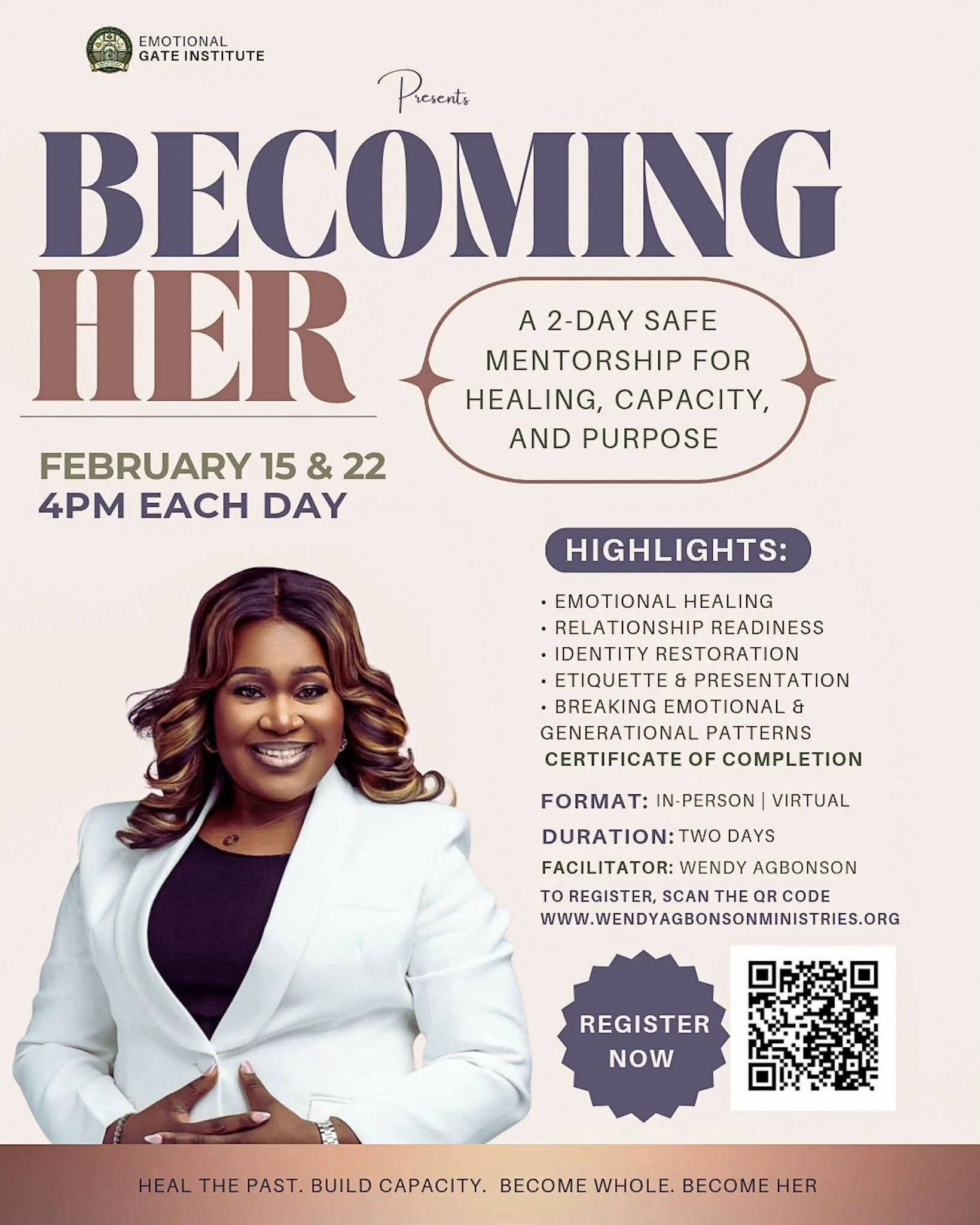 BECOMING HER MENTORSHIP PROGRAM