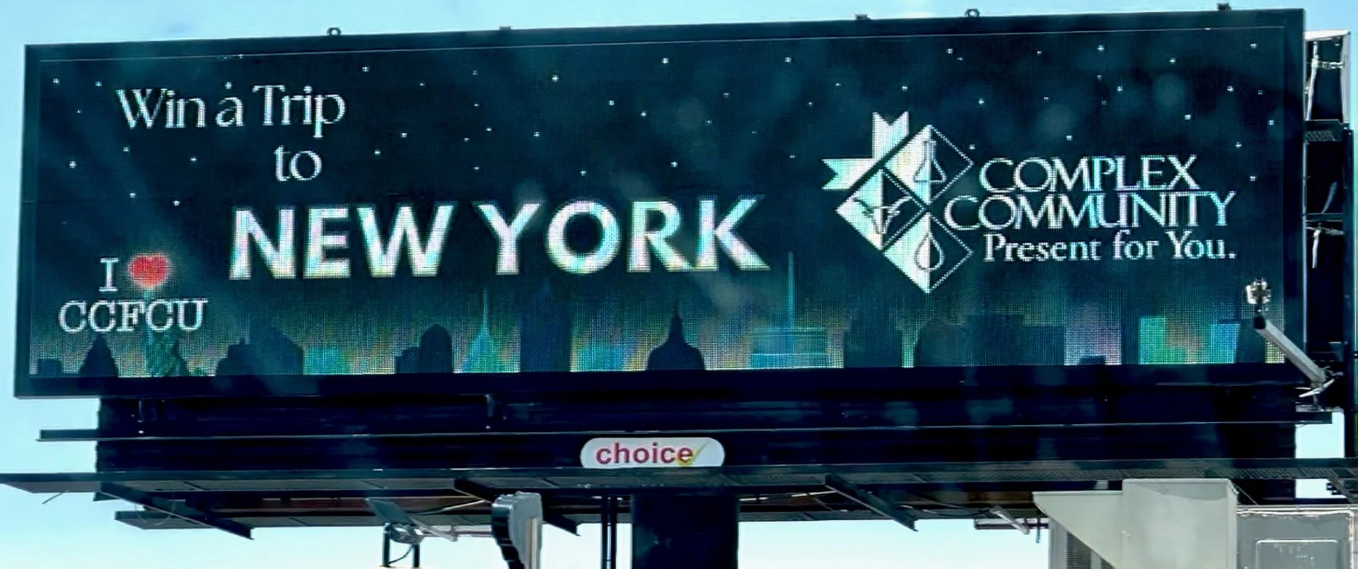"I Heart CCFCU" Billboard