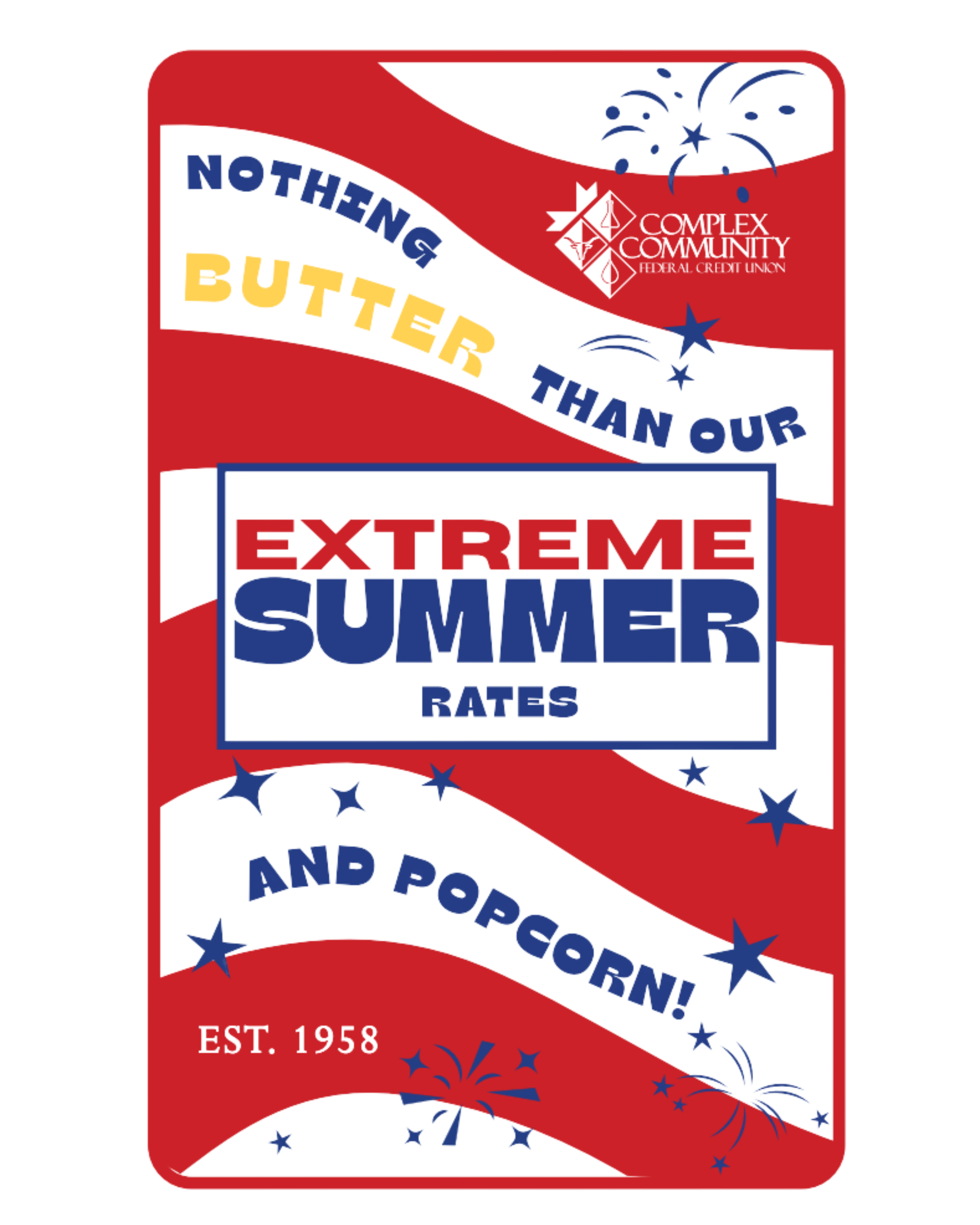 CCFCU "Extreme Summer" Popcorn Bag 2
