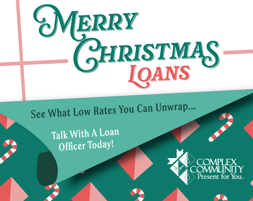 CCFCU Merry Christmas Loans Promo Concept 