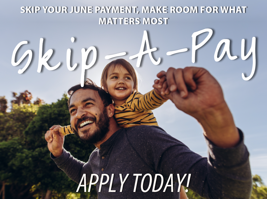 CCFCU Skip-A-Pay Screen Graphic