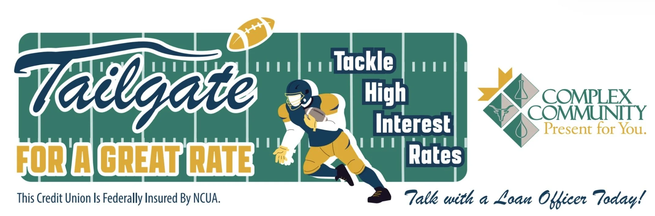 CCFCU Tailgate Billboard Design