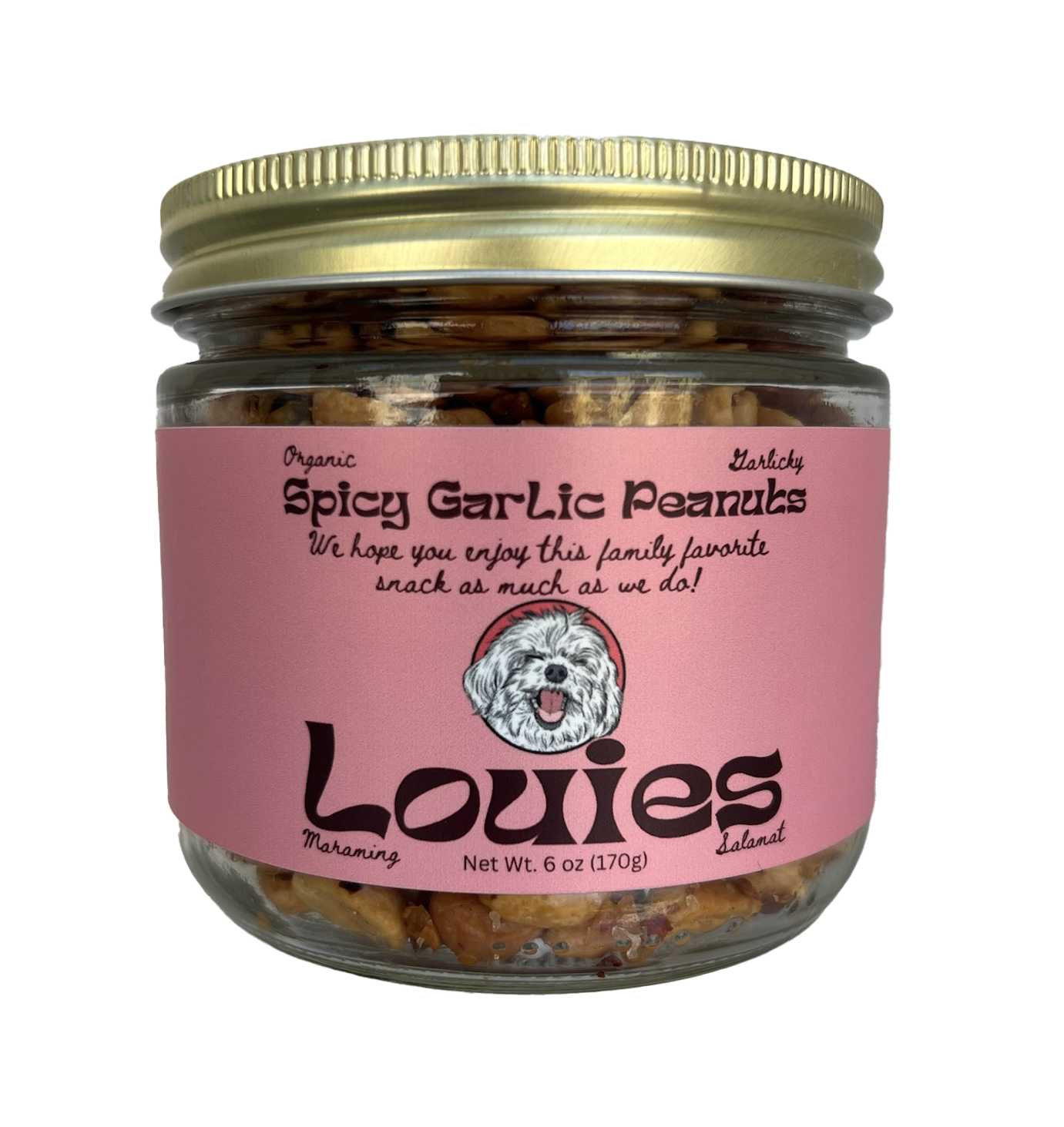 Spicy Garlic Peanuts