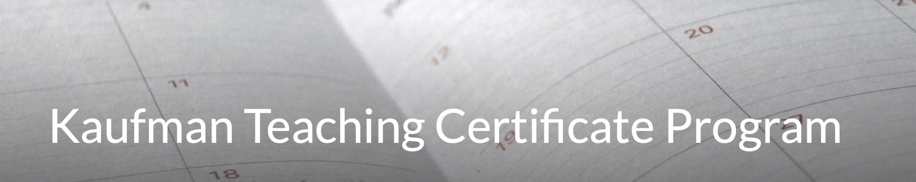 Selected for the Kaufman Teaching Certificate Program at MIT