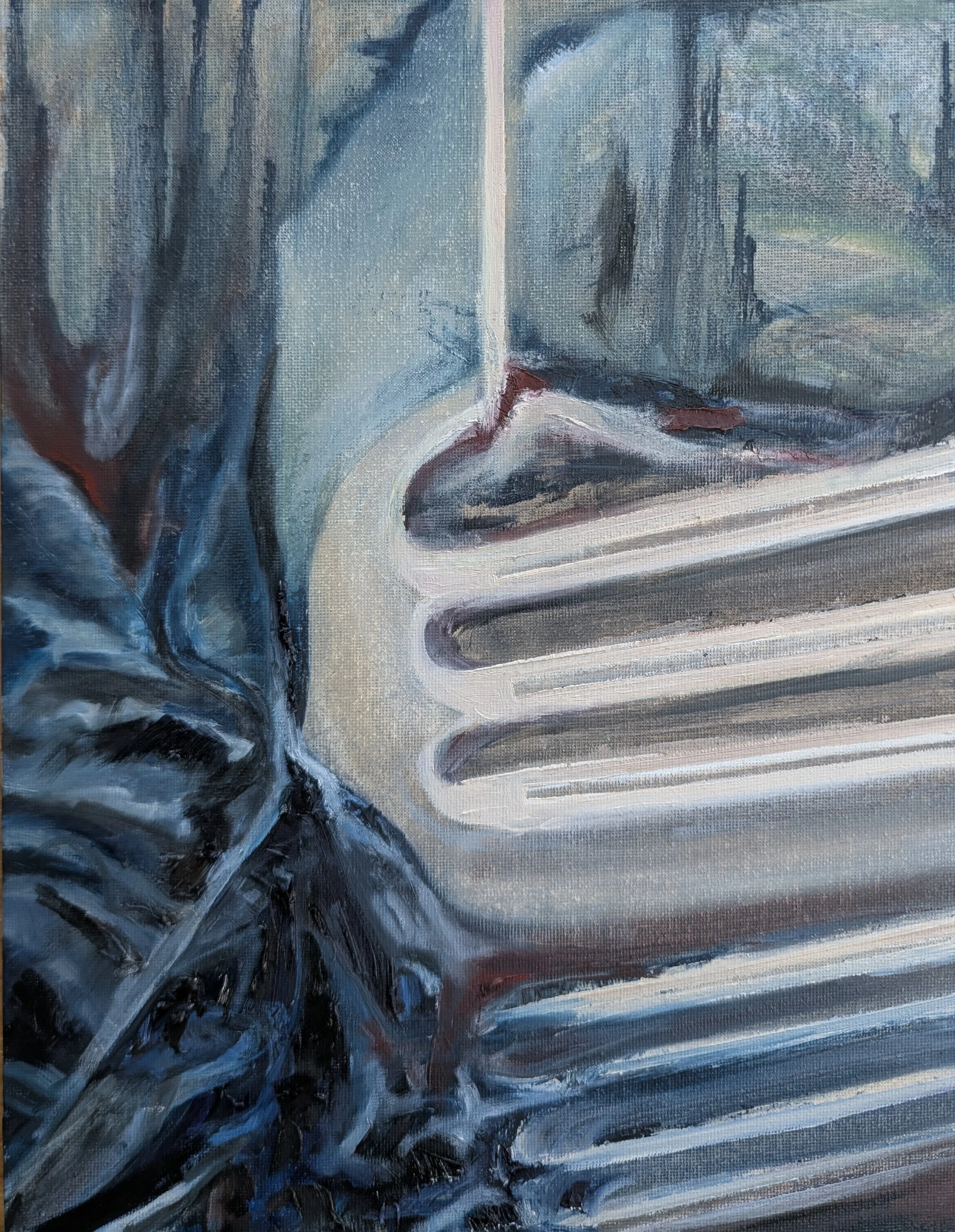 Unfurl, 2026 / oil on canvas / 14 x 11 inches / $250 framed