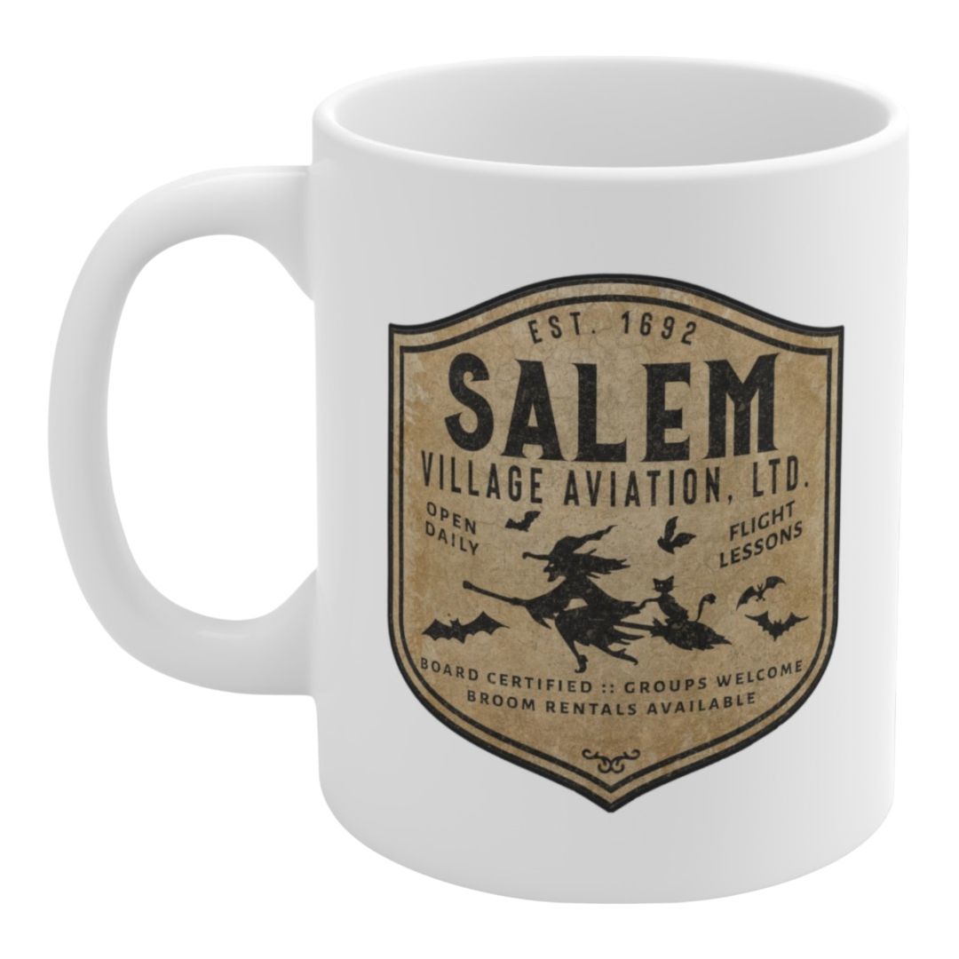 salem-village-aviation-ltd-witches-flight-lessons-mug-11oz-left