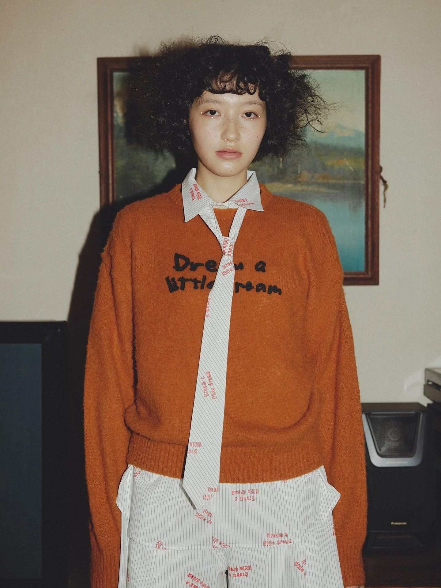 ・
Ame 2025 SEASON 1
&ldquo;Dream a little dream&rdquo; COLLECTION
----------------------------------------
@ame_official_acc &times; @folk_made 

&bull;Dream a little dream pullover / @folk_made 
&bull;Dream tie / @folk_made 
&bull;Dream shirts / @am