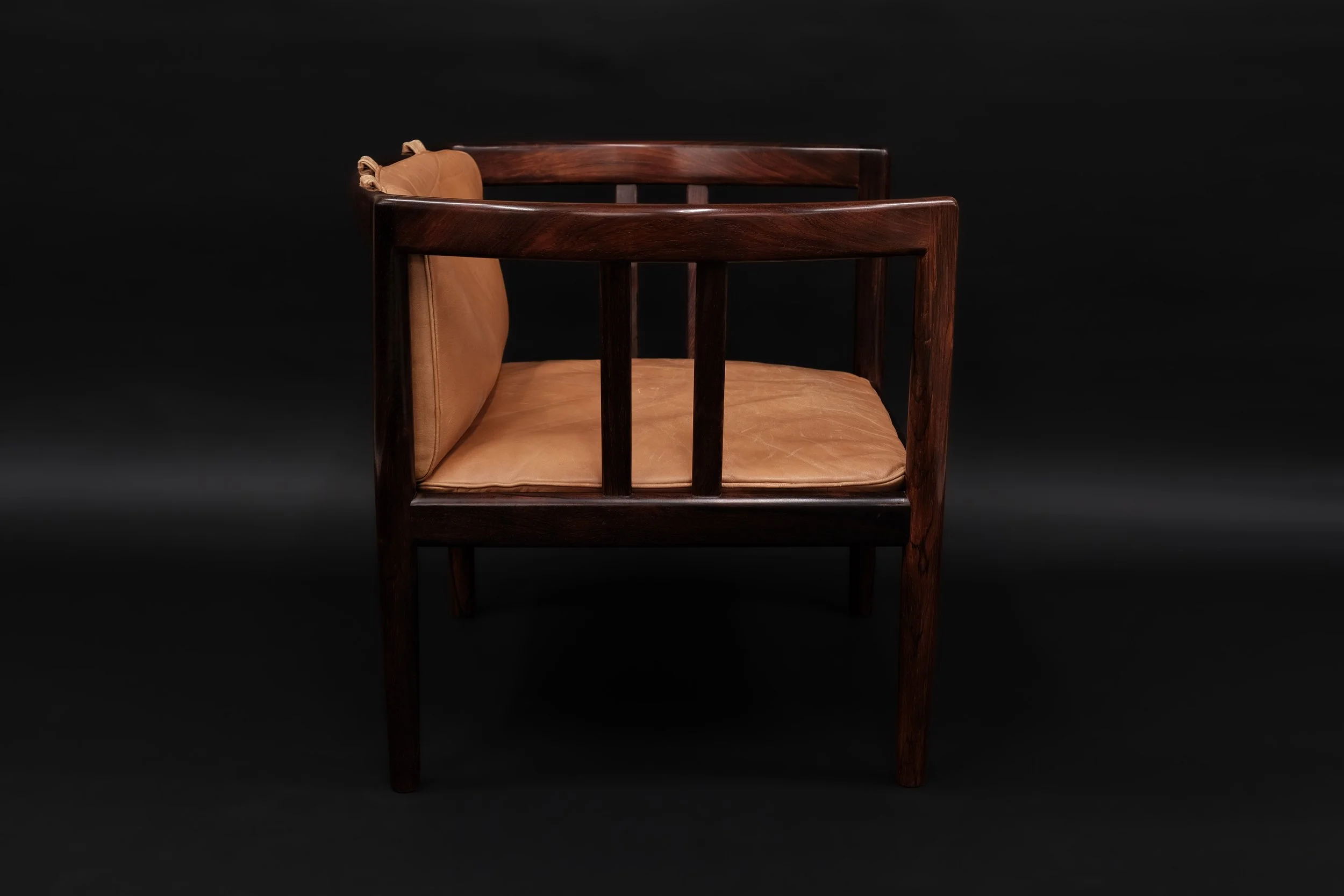 Illum Wikkelsø armchair for Holgen Christiensen, Brazilian Rosewood