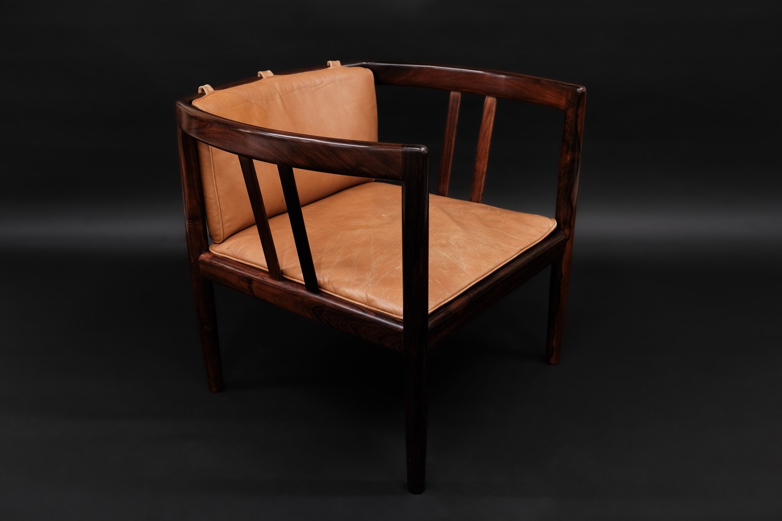 Illum Wikkelsø armchair for Holgen Christiensen, Brazilian Rosewood