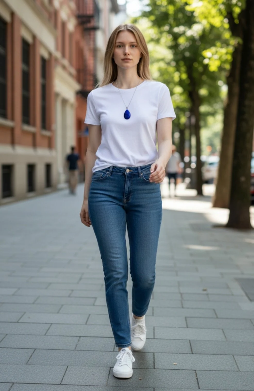 Collier Goutte  Pendentif - Lapis-lazuli