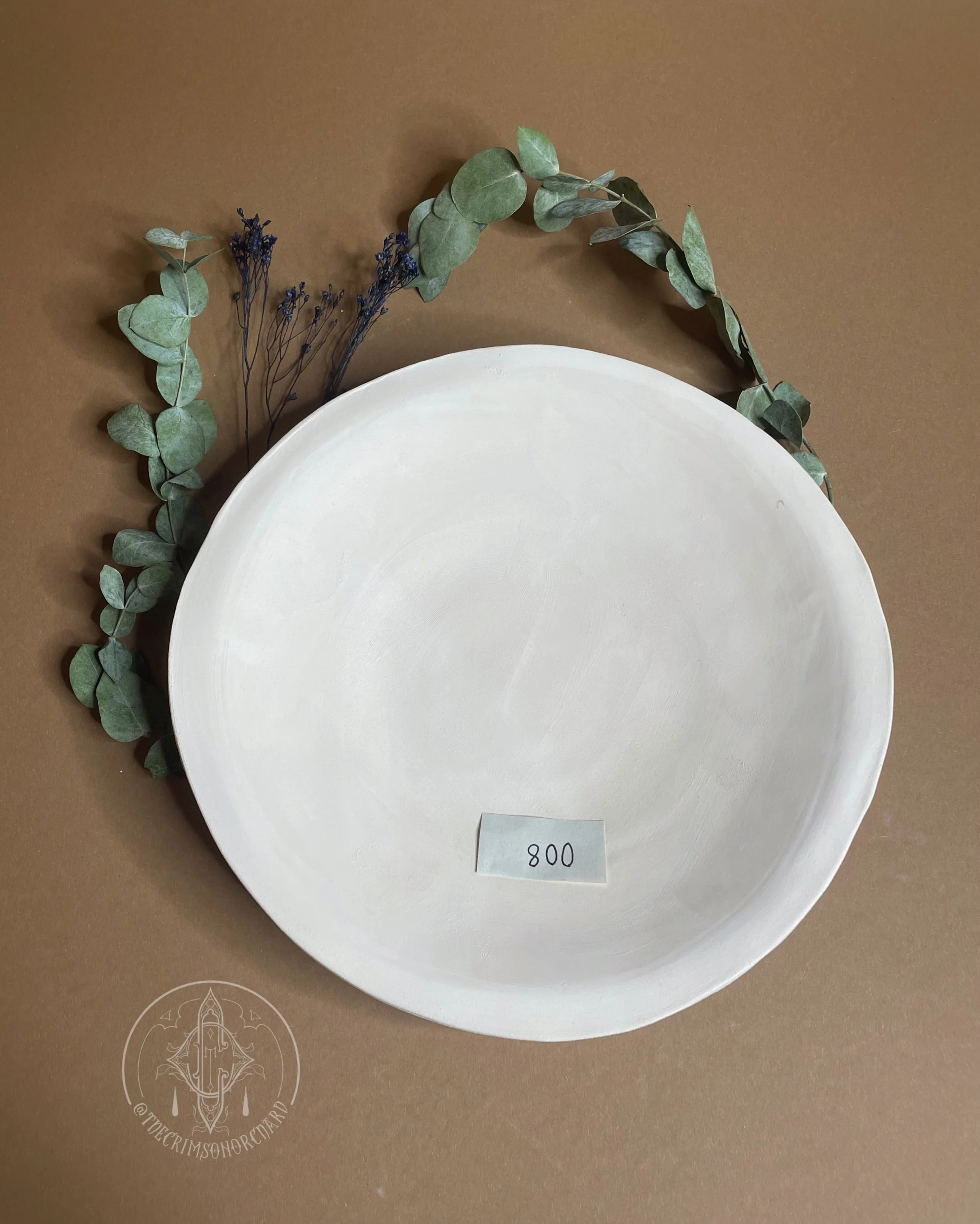 COMMISSION - Birth Plate - The Winifred Edition