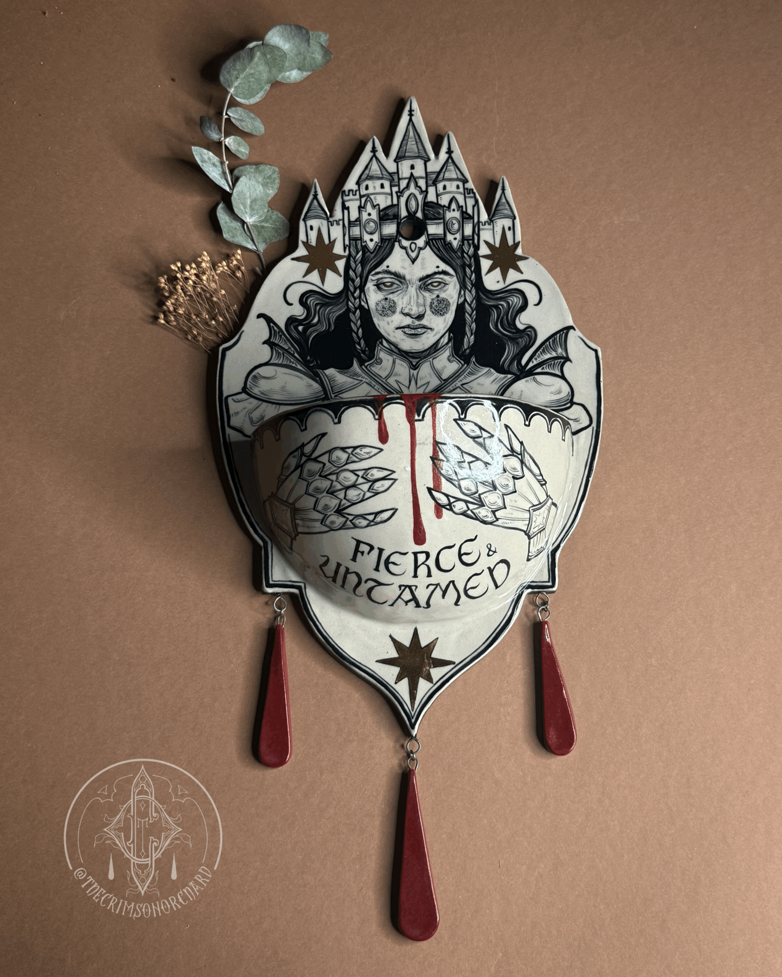 Fierce & Untamed - with 22kt Gold