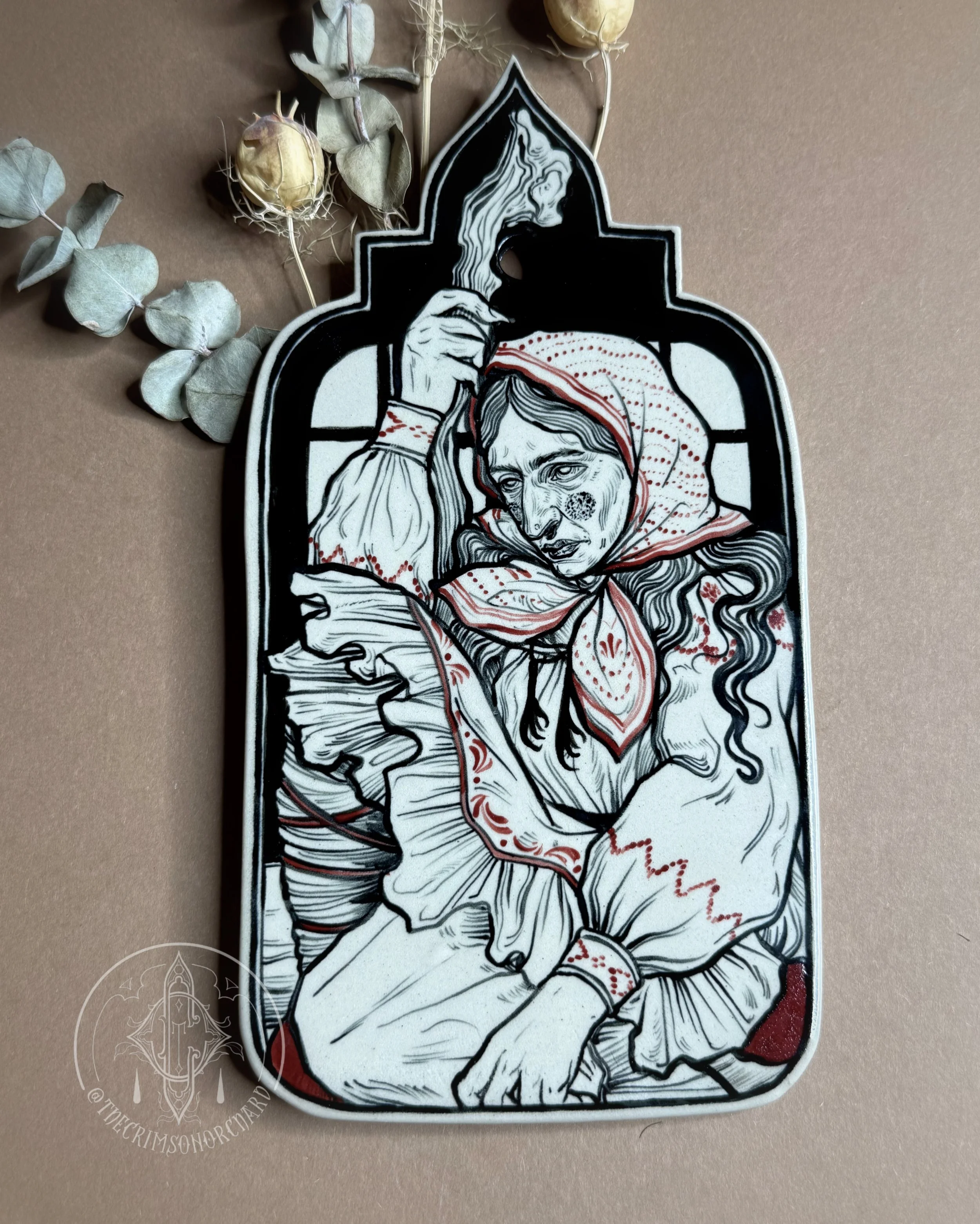 Baba Yaga - Wall Hanging Ornament
