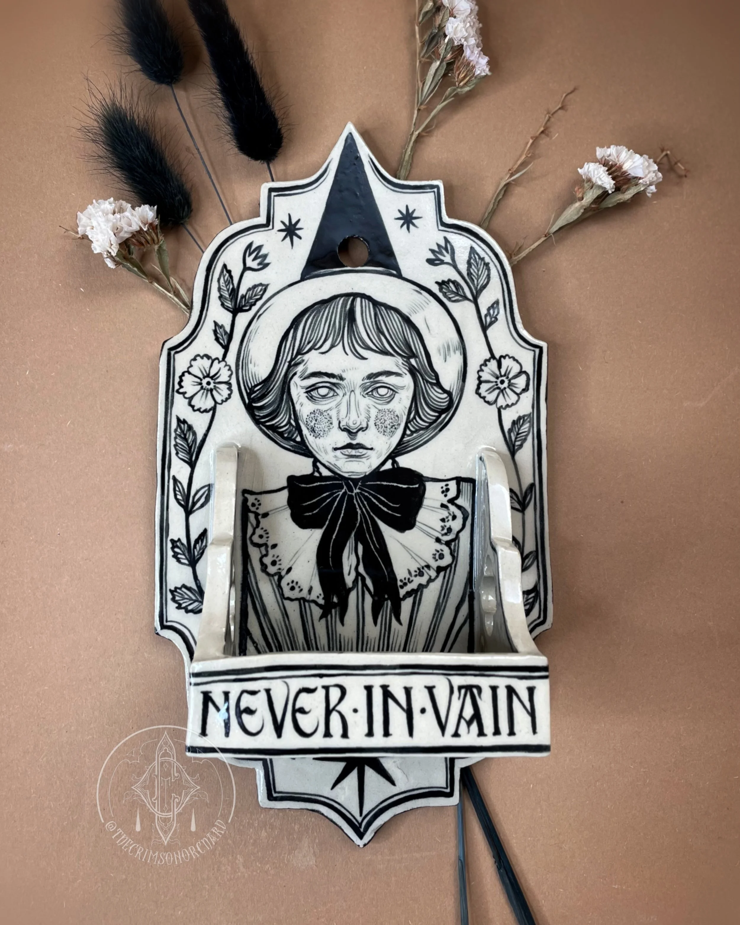 Never In Vain - Wall Hanging Altar