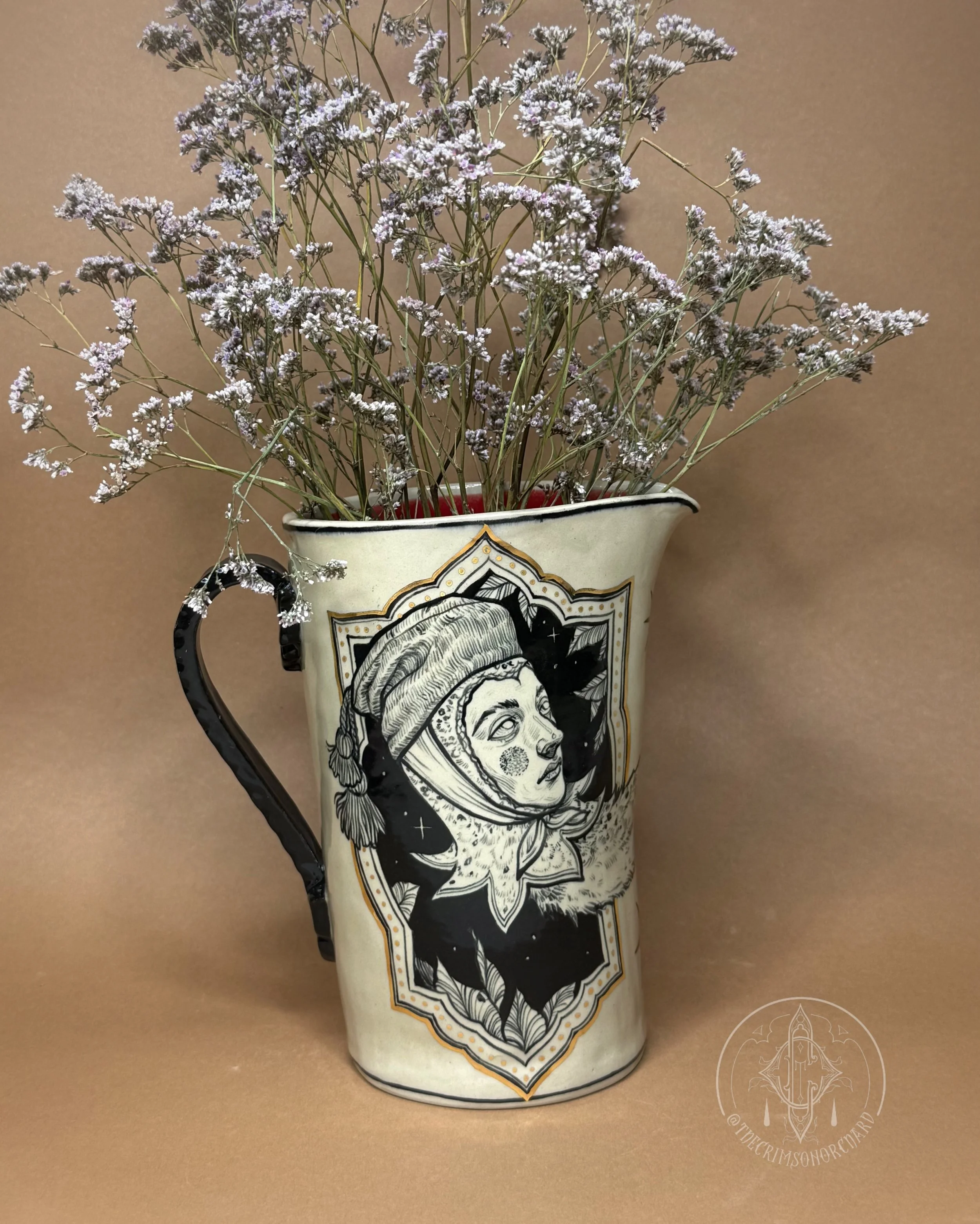 Three Hats is Better Than One - Jug with 22kt Gold