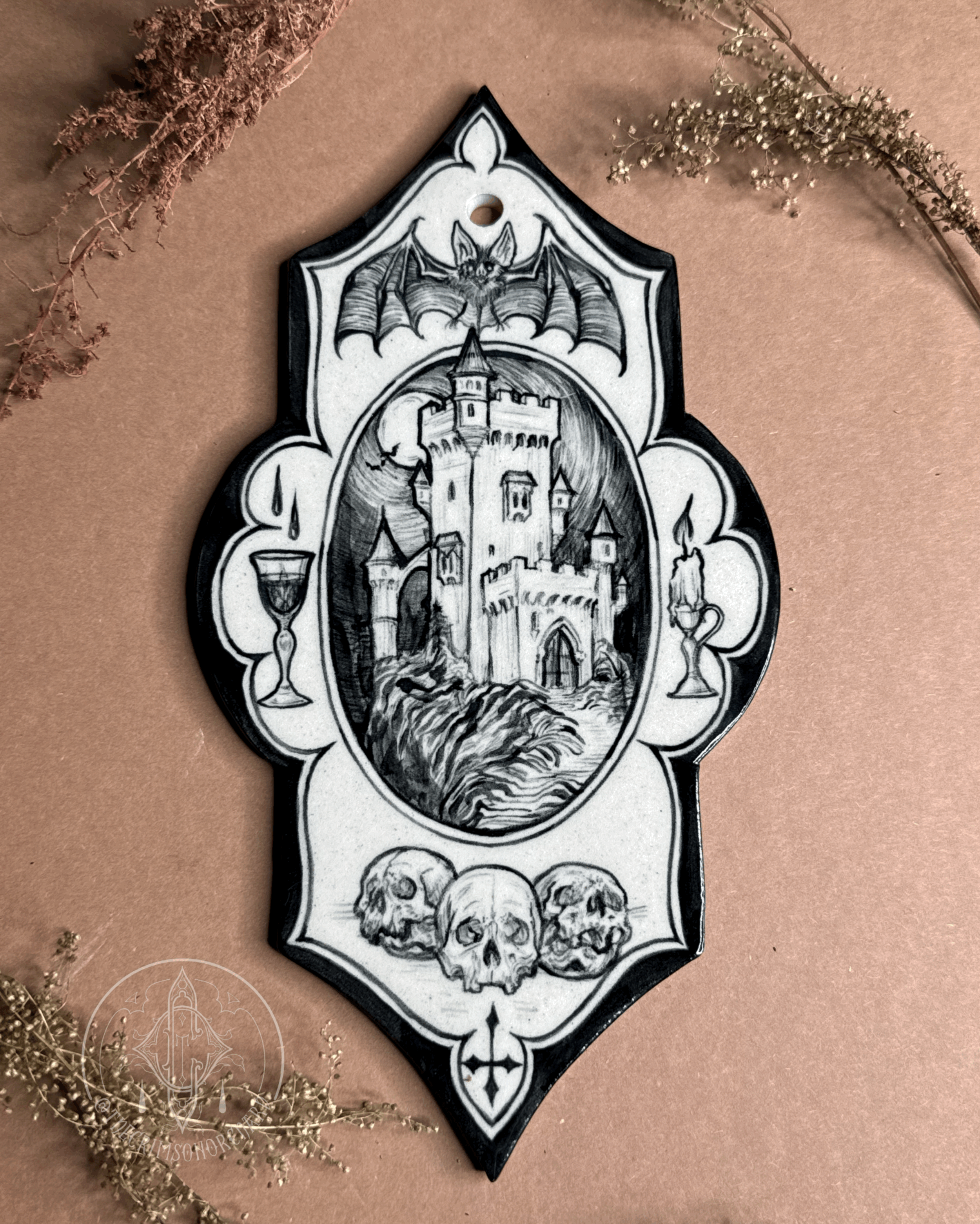 Dream Home - Vampire Castle Ornament