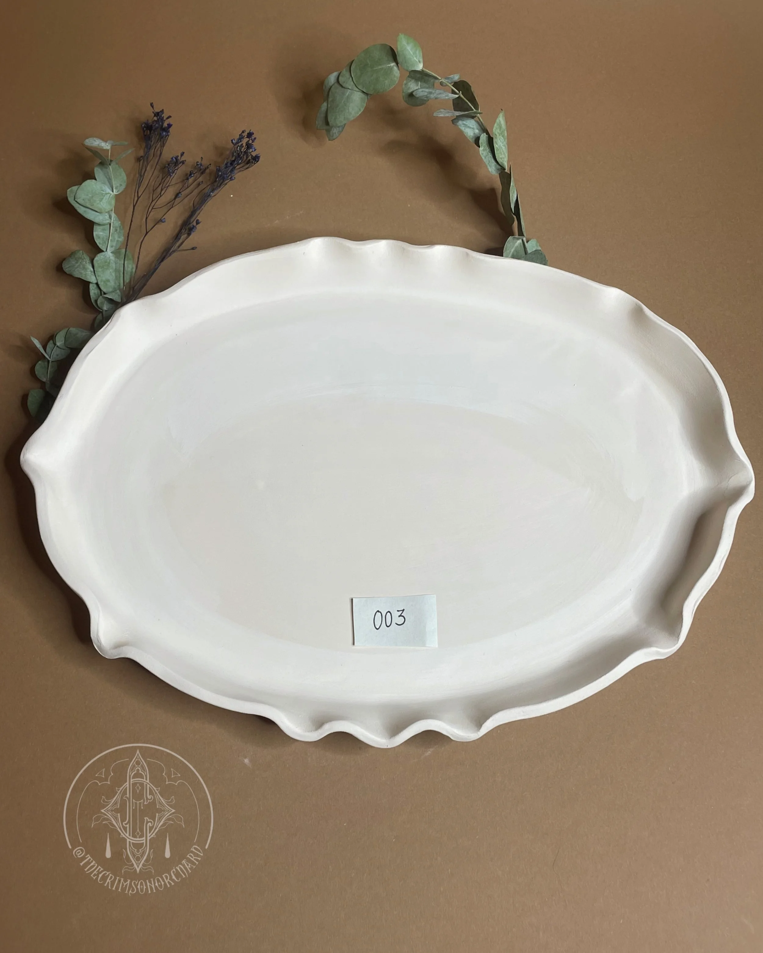 COMMISSION - Altar Platter