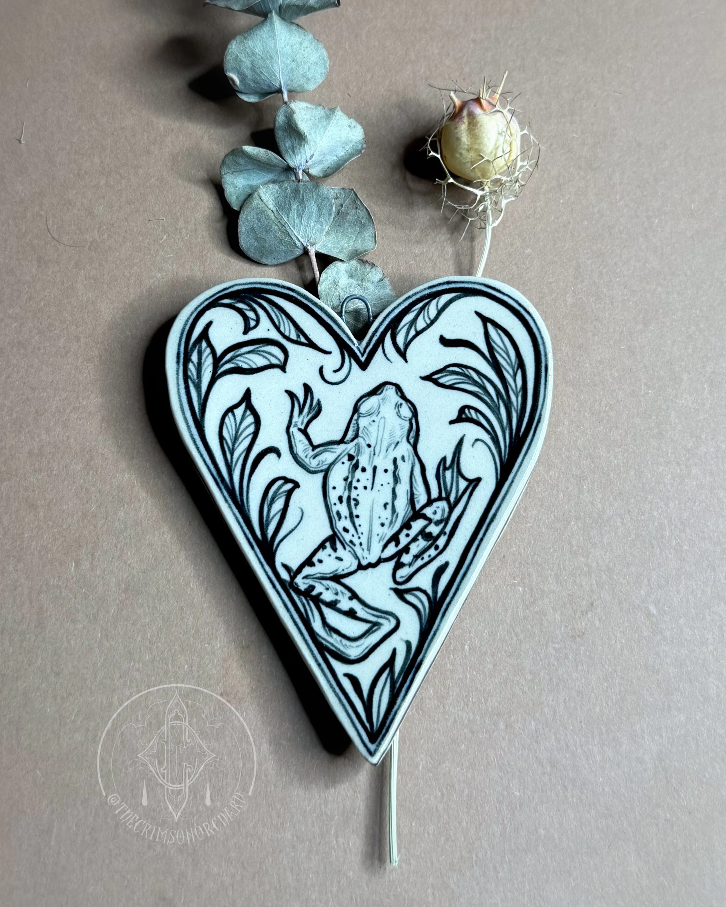 Frog - Small Wall Hanging Ornament